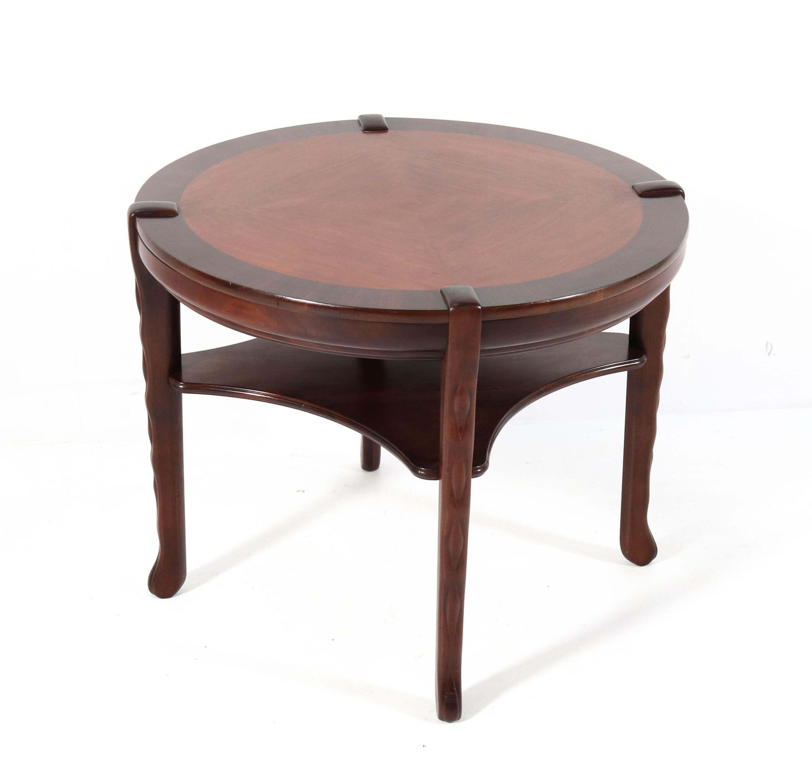 Walnut Art Deco Amsterdamse School Coffee Table By 'T Woonhuys Amsterdam, 1920s photo furniture