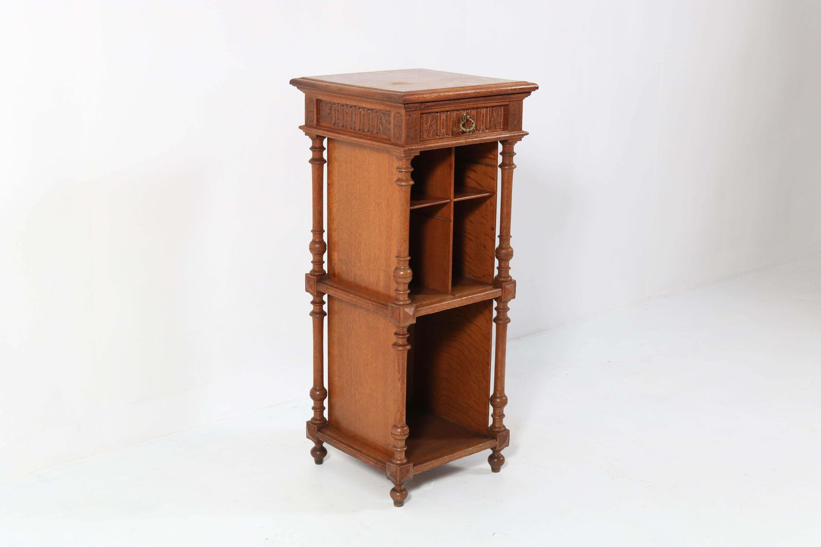 Oak French Henri II Cabinet, Late 19th Century photo for sale
