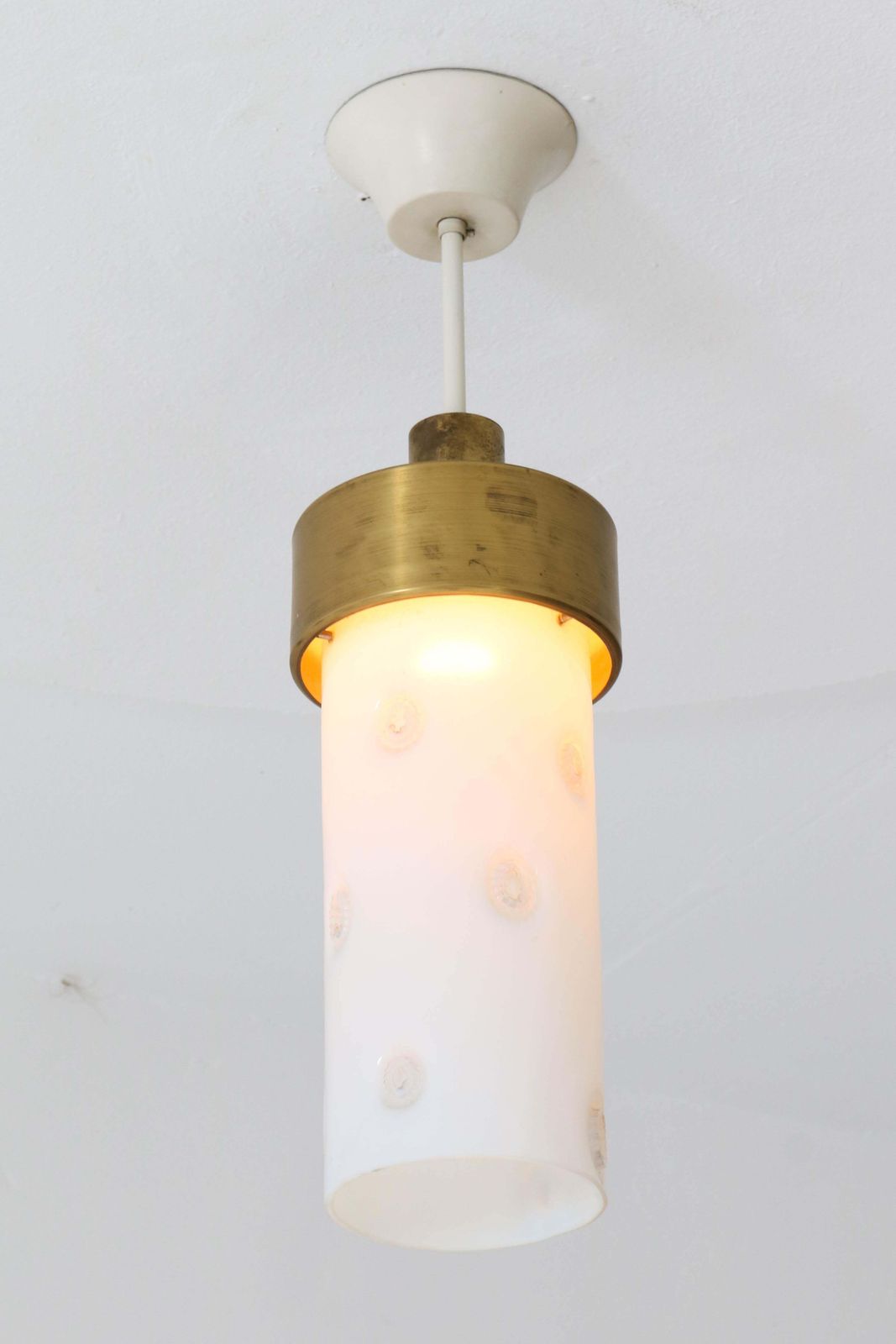 Five Mid Century Modern Italian Pendant Lights With Murano Glass Shade, 1960s photo furniture