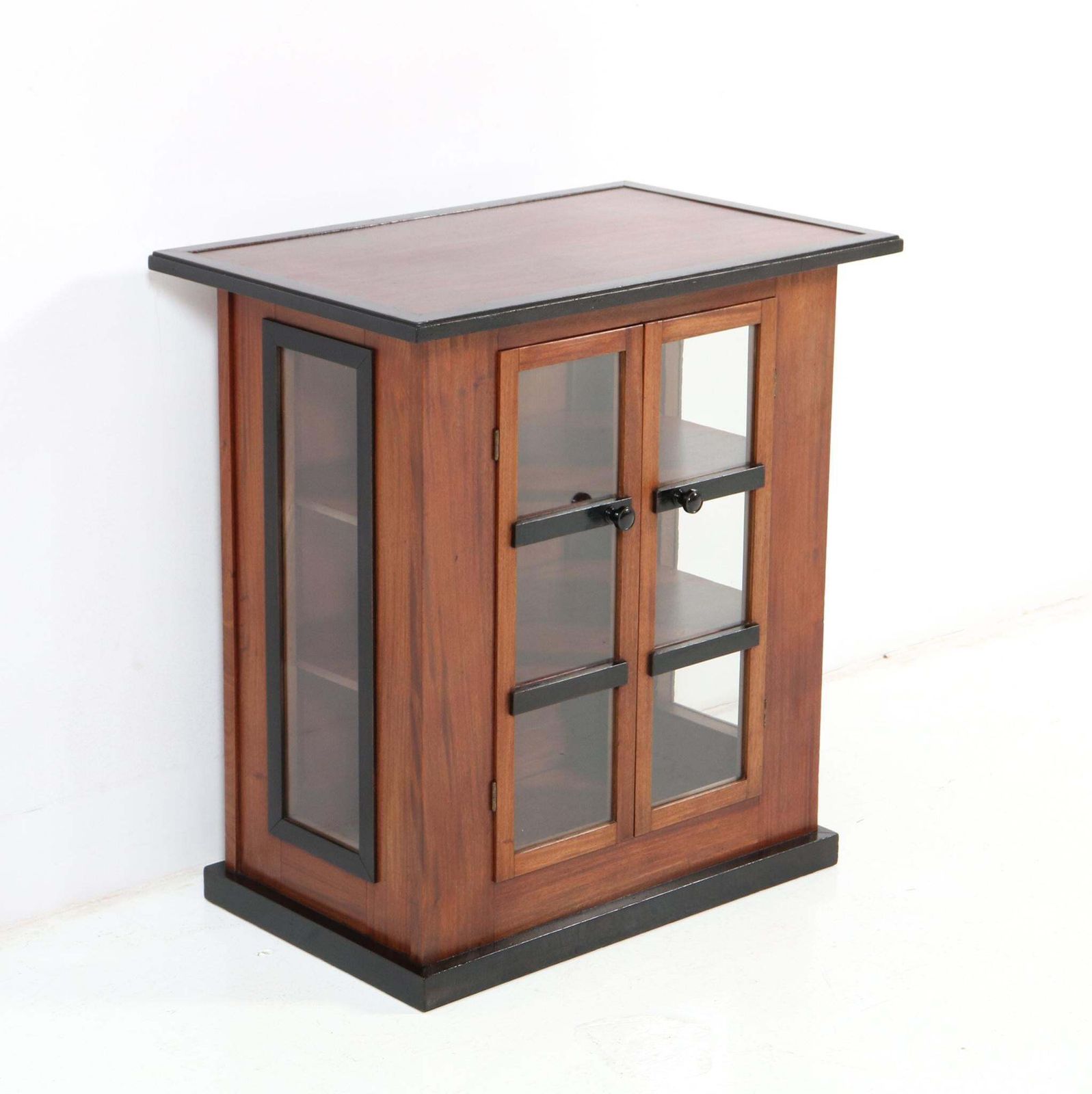 Walnut Art Deco Modernist Tea Cabinet By Jan Brunott, 1920s photo for sale