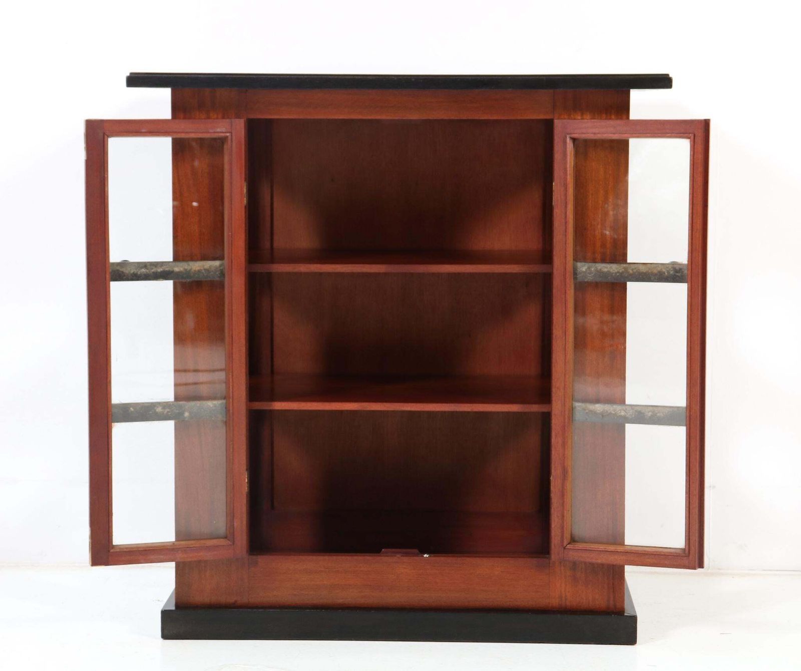 photo furniture Walnut Art Deco Modernist Tea Cabinet By Jan Brunott, 1920s