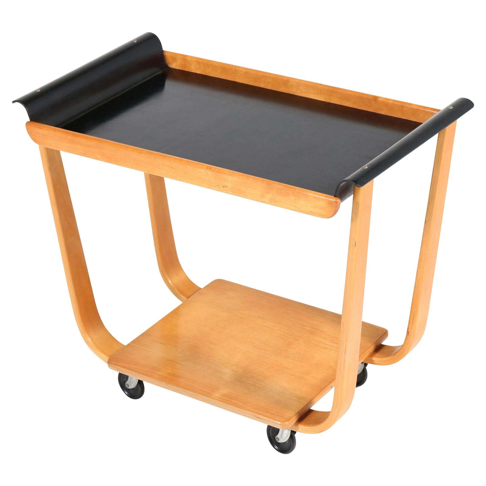 Mid Century Modern Serving Trolley Pb31 By Cees Braakman For Ums Pastoe, 1950s