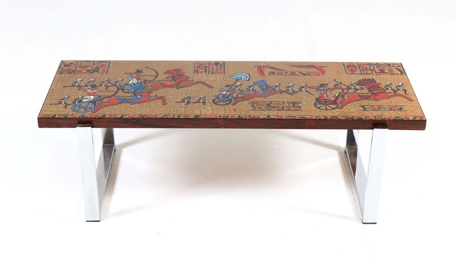 Belgium Mid Century Modern Coffee Table With Tiles By Denisco, 1960s photo Furniture