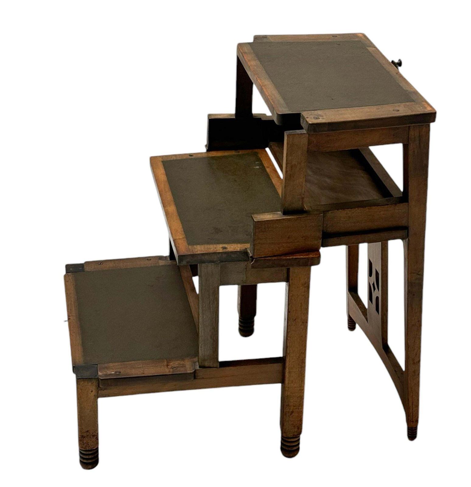 photo furniture Jac. Van Den Bosch 'T Binnenhuis Art Deco Library Chair Or Library Steps, 1916