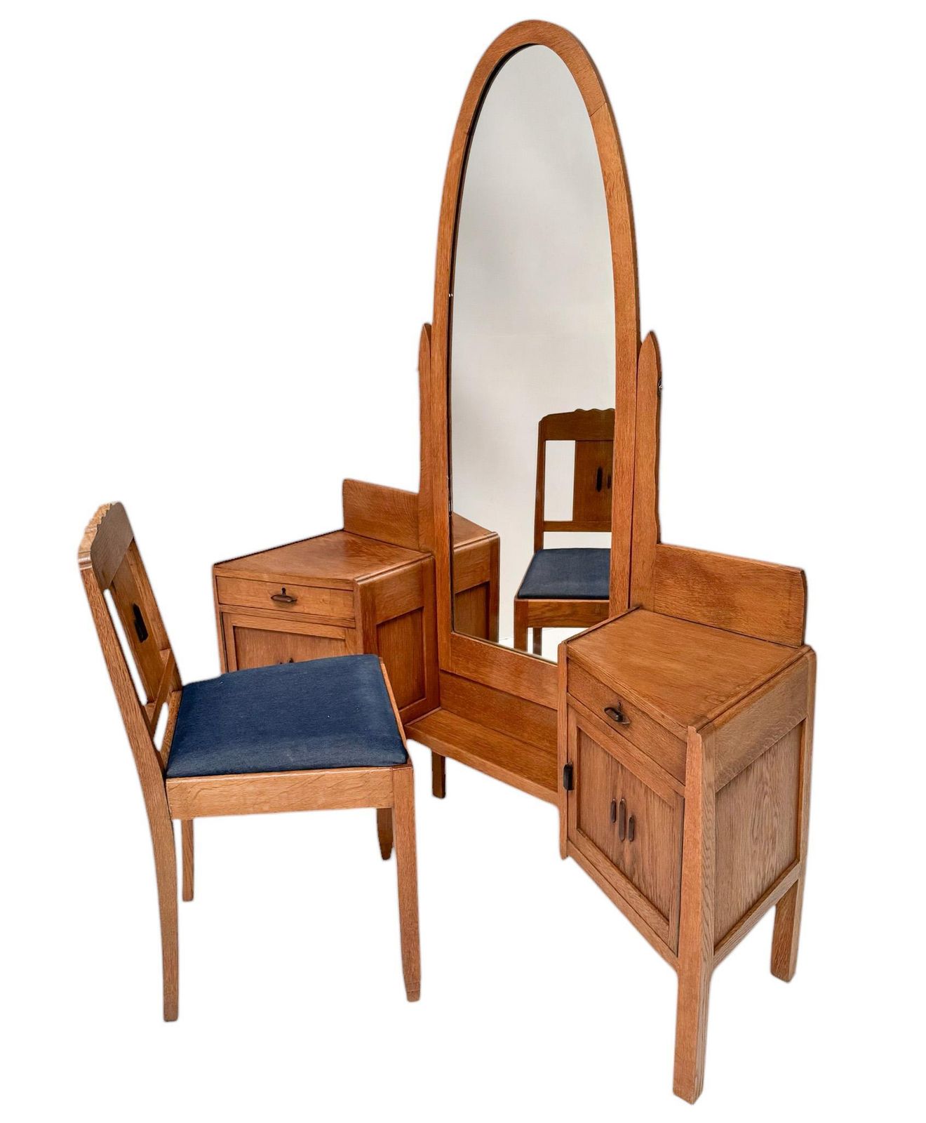 J.J. Zijfers Art Deco Amsterdamse School Dressing Table Or Vanity, 1920s photo Furniture