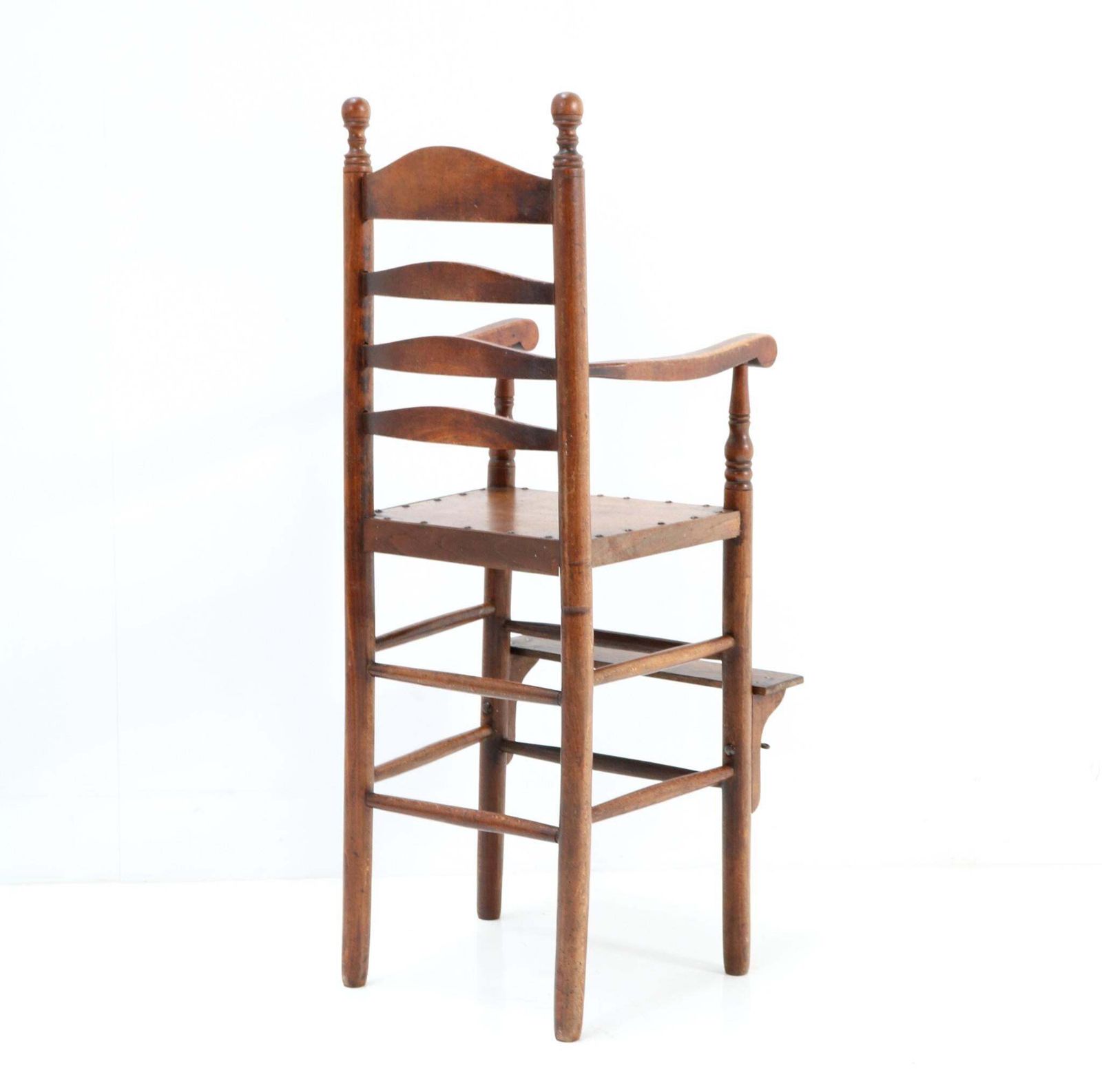 Antique 19th Century Beech Country Ladder Back Children's Chair photo buy