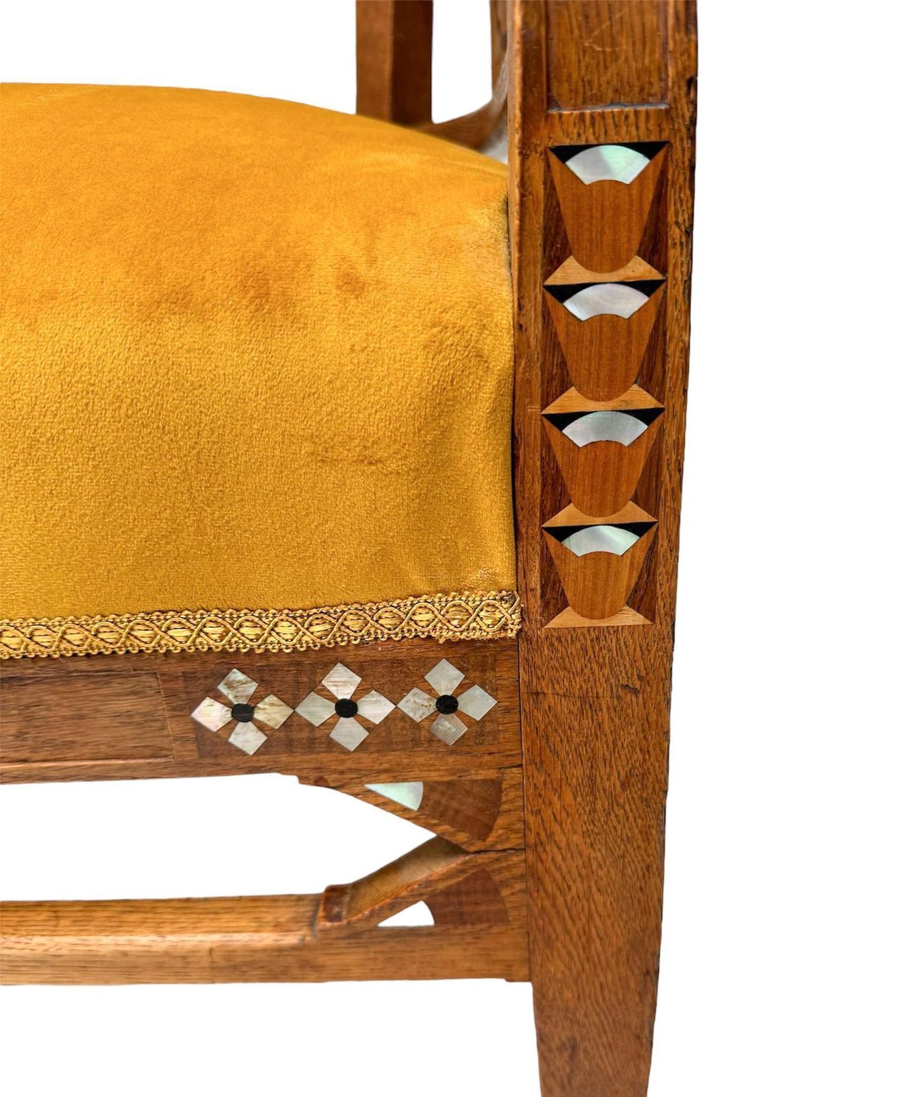photo vinterior Art Nouveau Arts & Crafts Armchairs By H.F. Jansen & Zonen Amsterdam