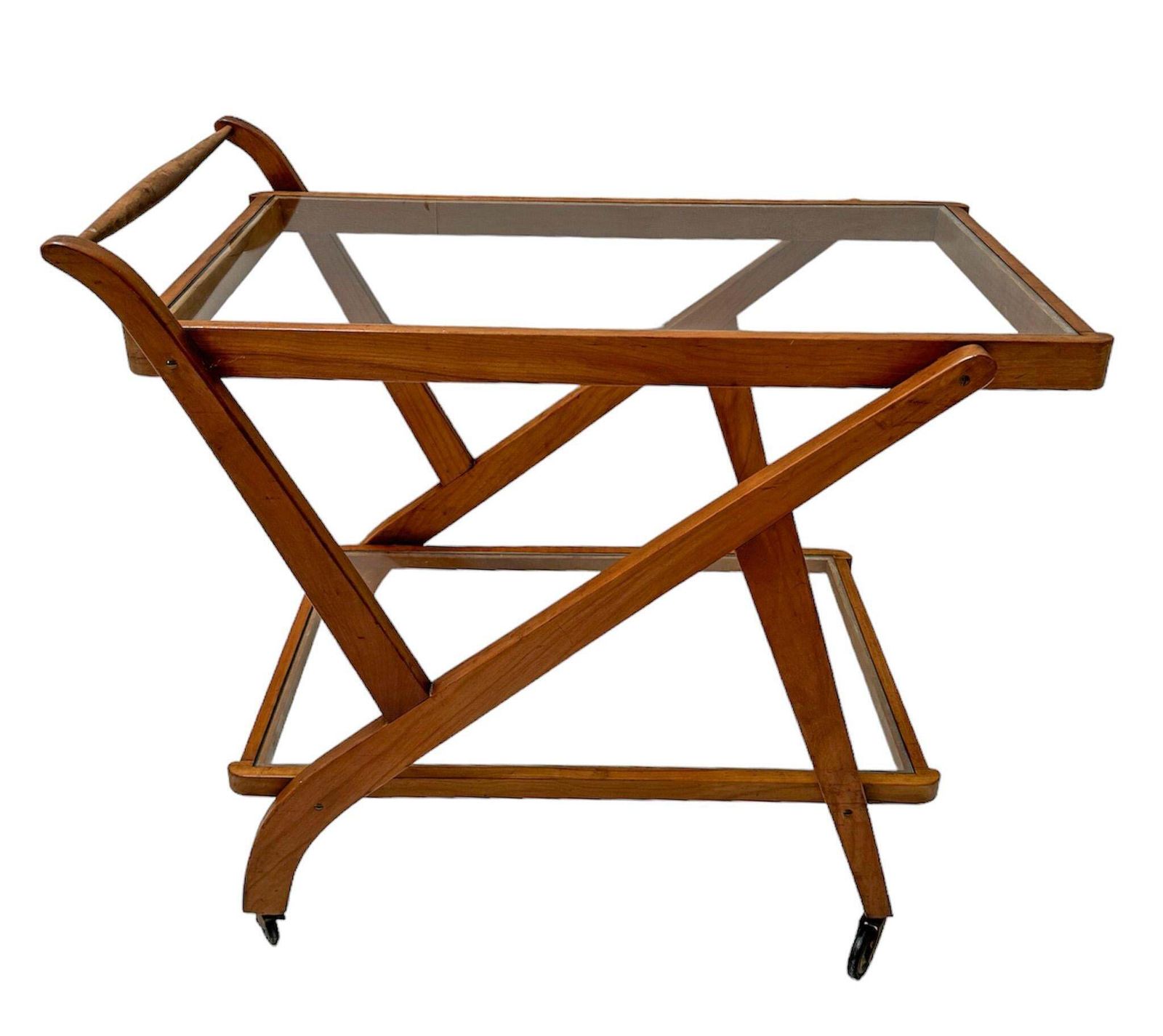 Teak Mid Century Modern Serving Trolley Or Cart, 1960s photo furniture