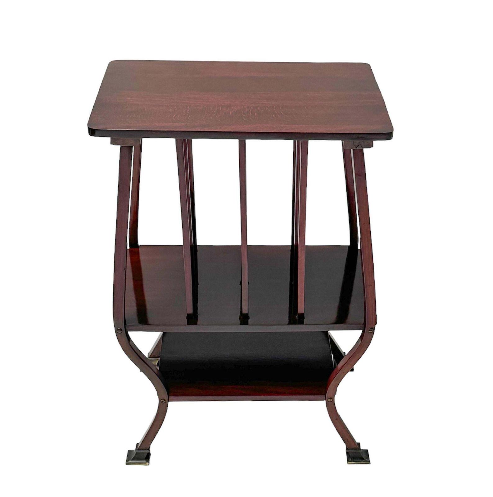 Vienna Secession Side Table By Gustav Siegel For Gebrüder Thonet Austria, 1900s photo furniture