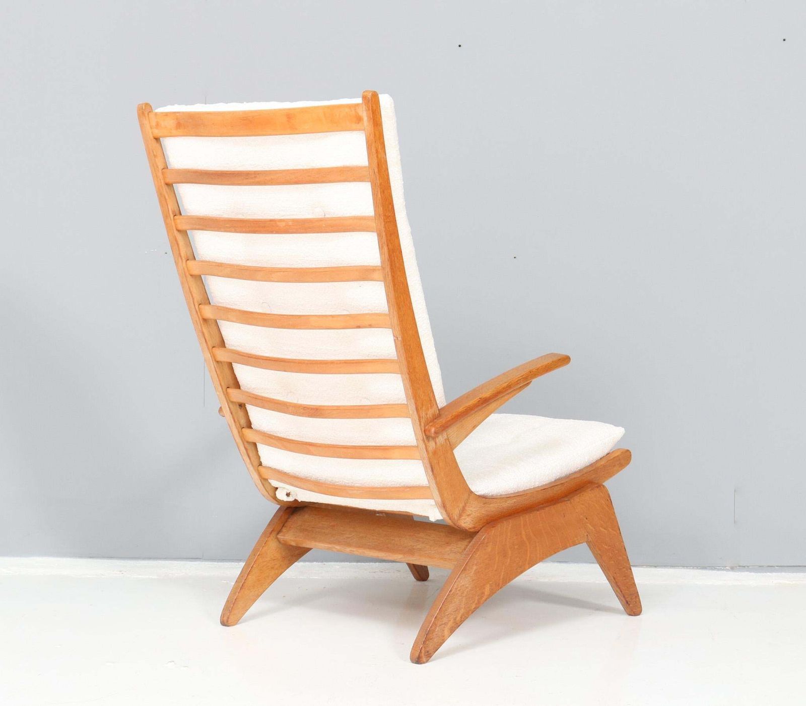 photo furniture Mid Century Modern High Back Lounge Chair By Jan Den Drijver For De Stijl, 1950s