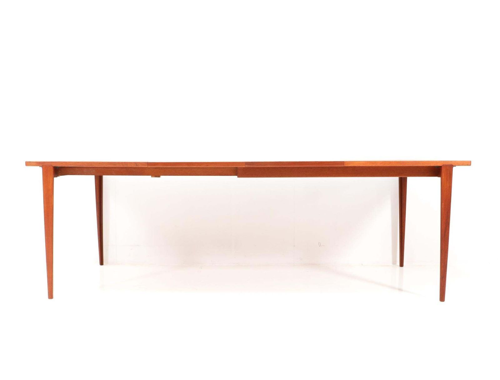 Mid Century Modern Teak Dining Room Table By Henry Rosengren Hansen, 1960s photo furniture