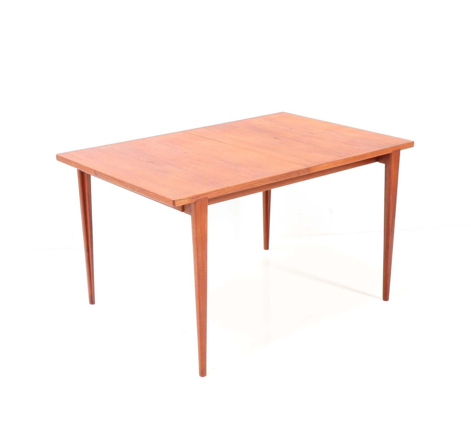 photo for sale Mid Century Modern Teak Dining Room Table By Henry Rosengren Hansen, 1960s