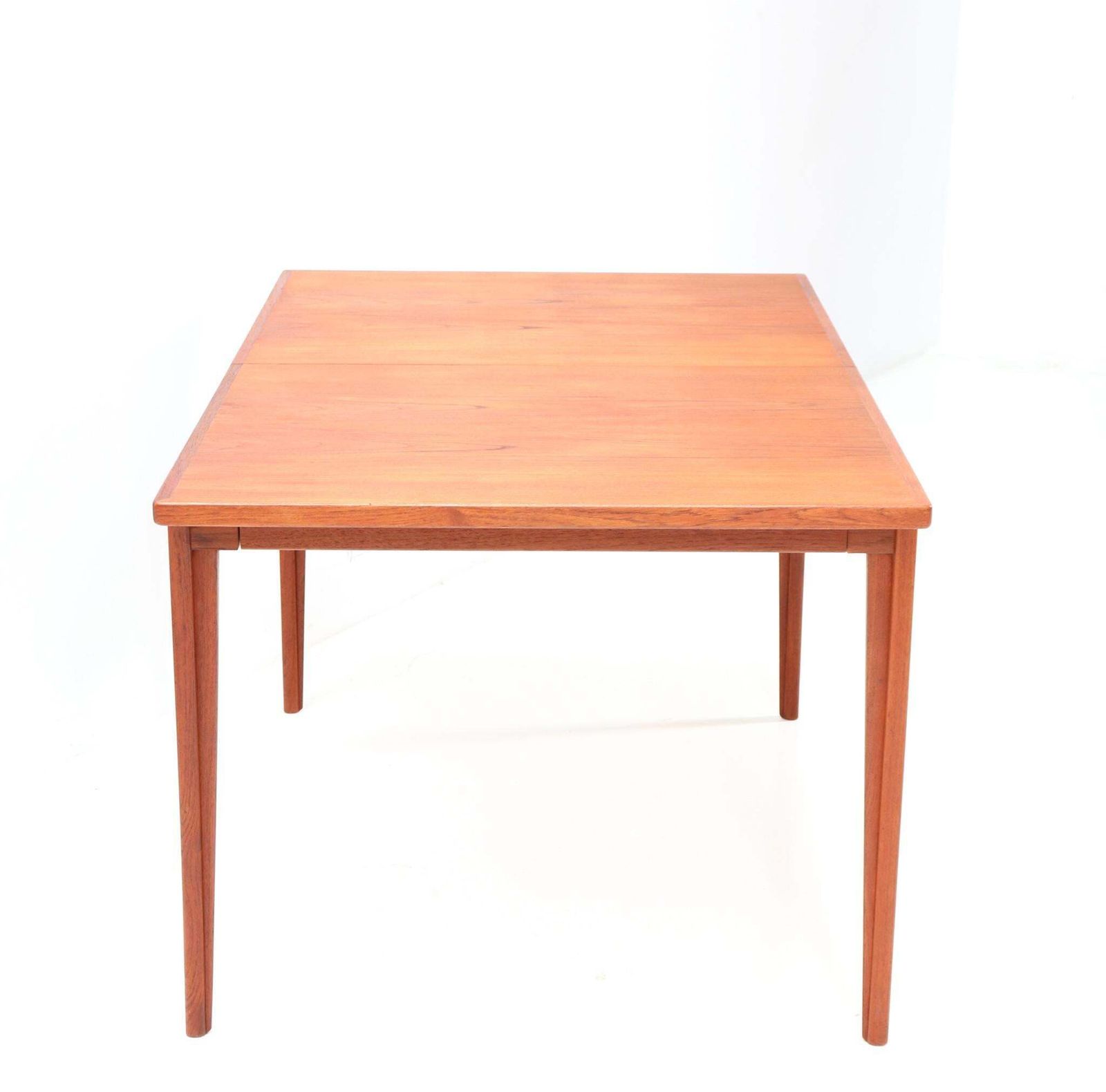 Furniture Mid Century Modern Teak Dining Room Table By Henry Rosengren Hansen, 1960s photo