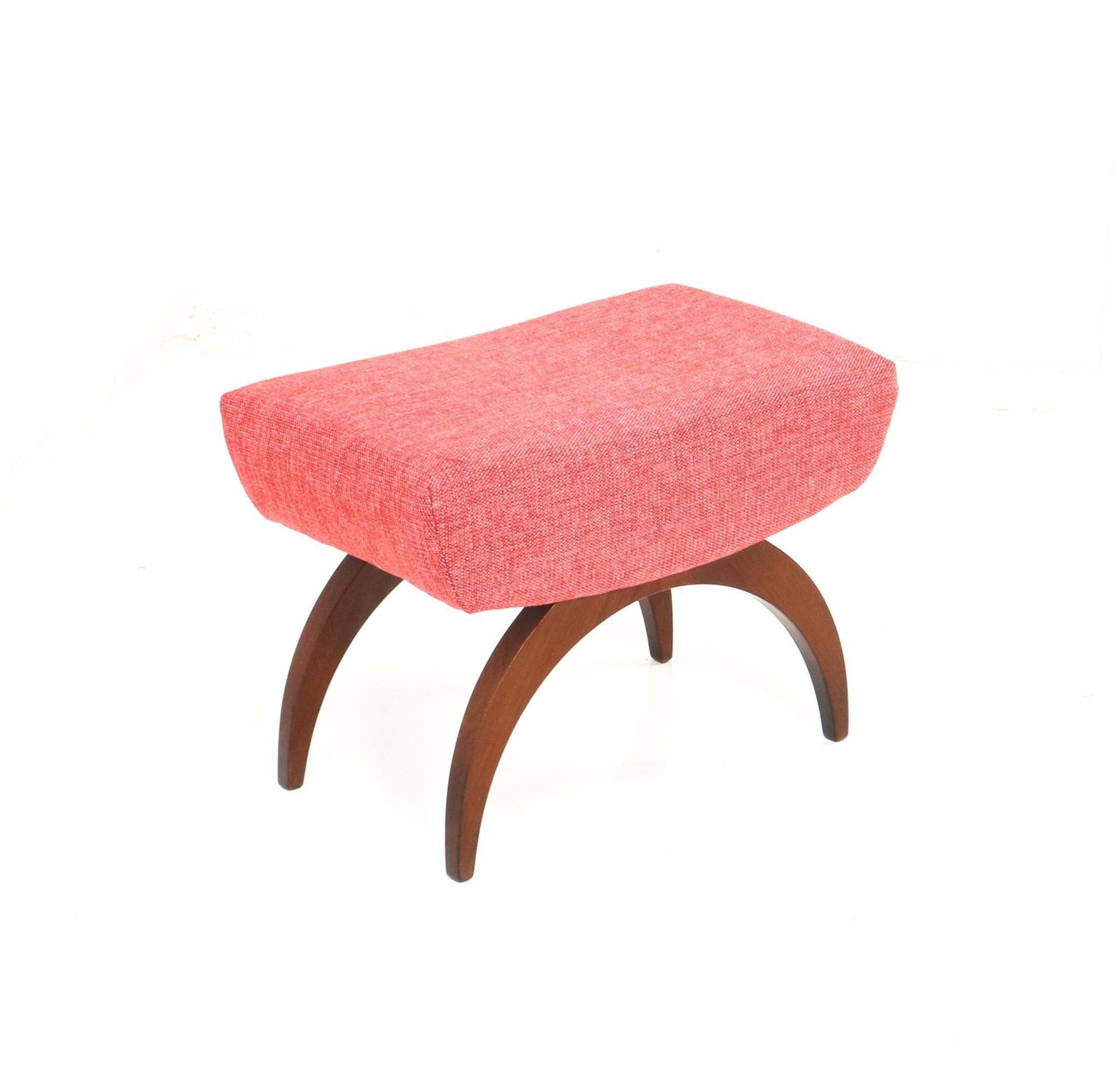 Walnut Mid Century Modern Stool By A.A. Patijn For Zijlstra, 1950s photo furniture