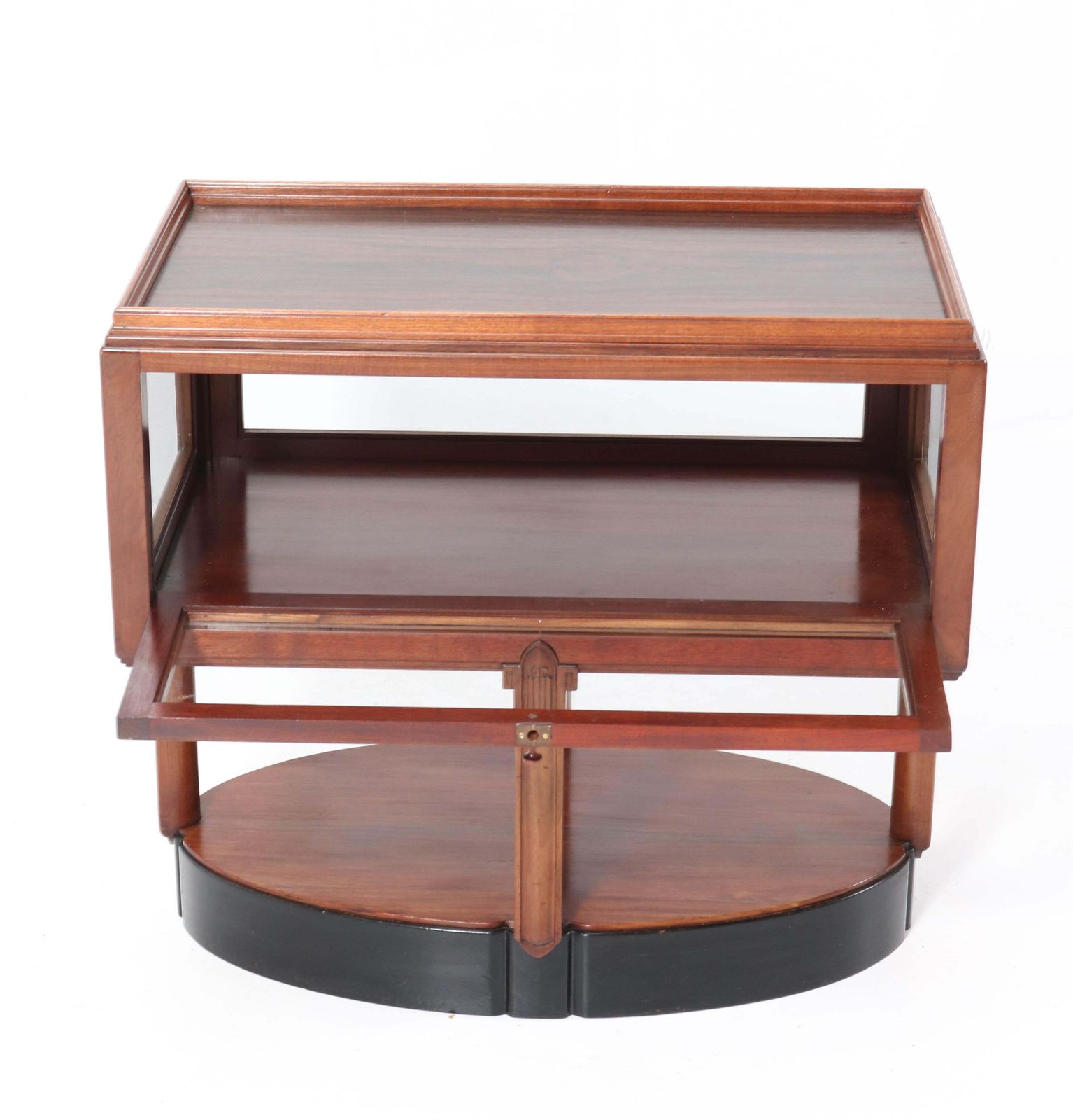 Furniture Walnut Art Deco Amsterdamse School Tea Cabinet By Hildo Krop For 'T Woonhuys photo