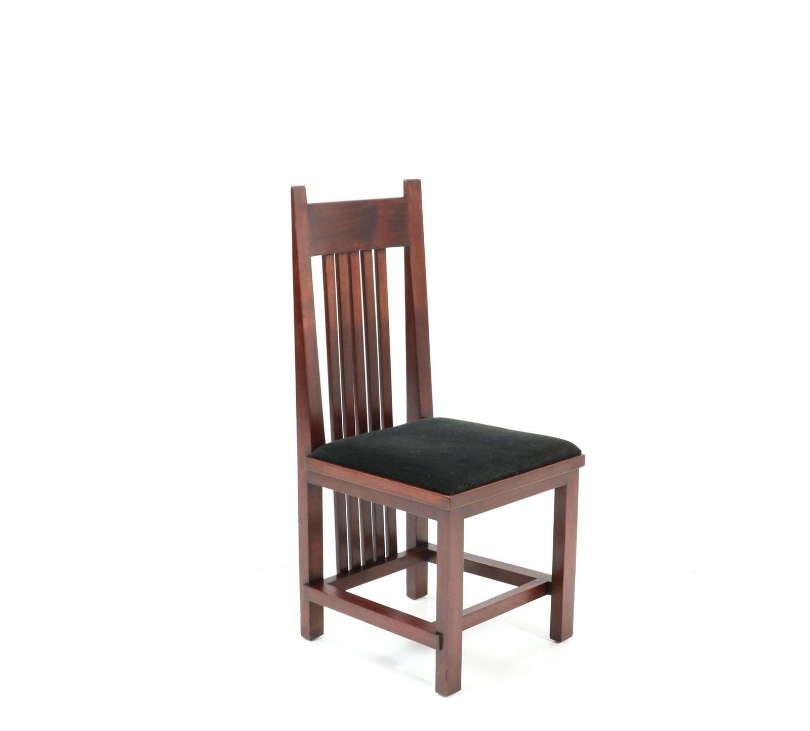 Mahogany Art Deco Modernist High Back Chair By Hendrik Wouda For Pander, 1924 photo Furniture
