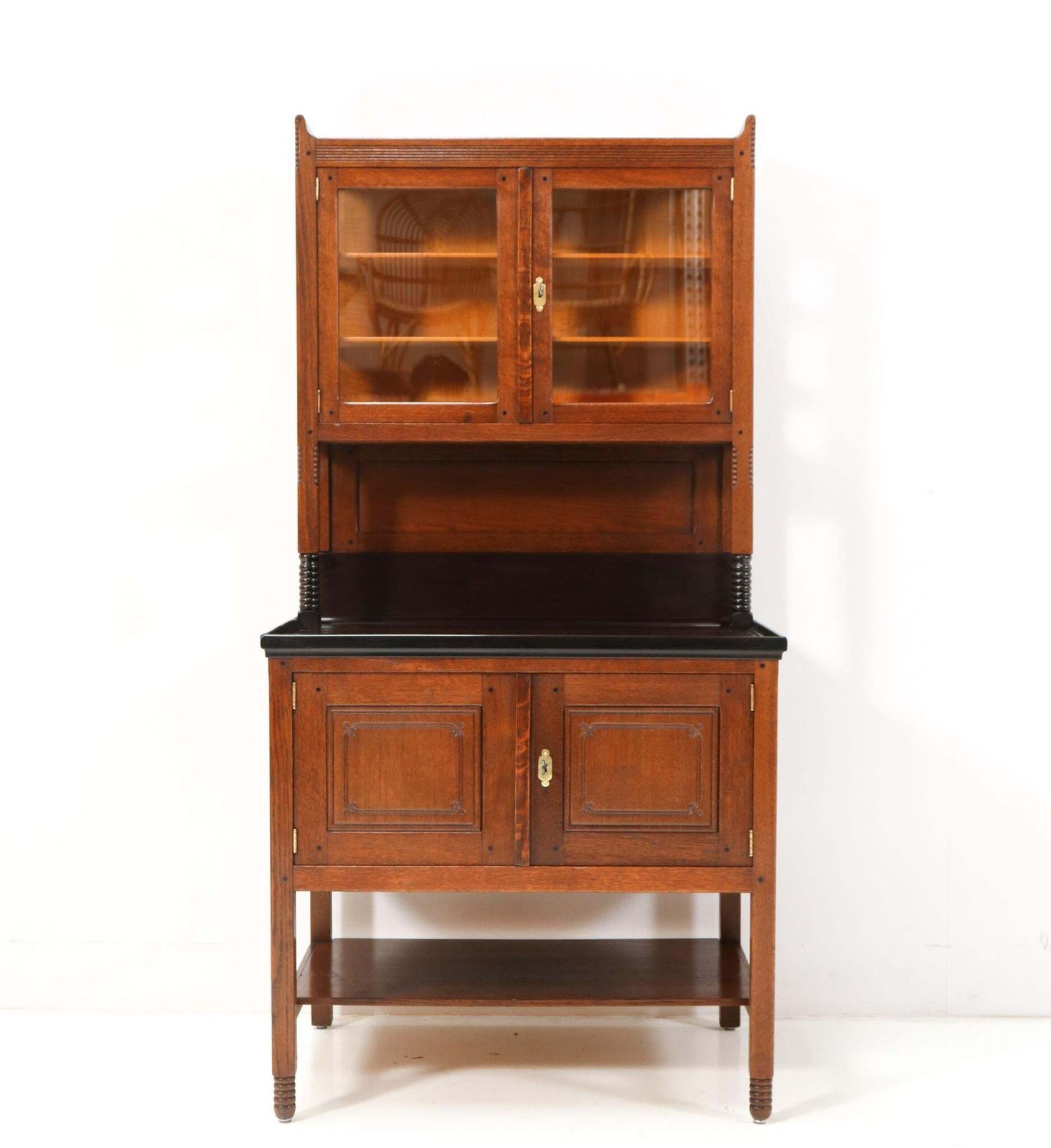 Oak Art Nouveau Arts & Crafts Cupboard By Jac. Van Den Bosch For 'T Binnenhuis photo Furniture