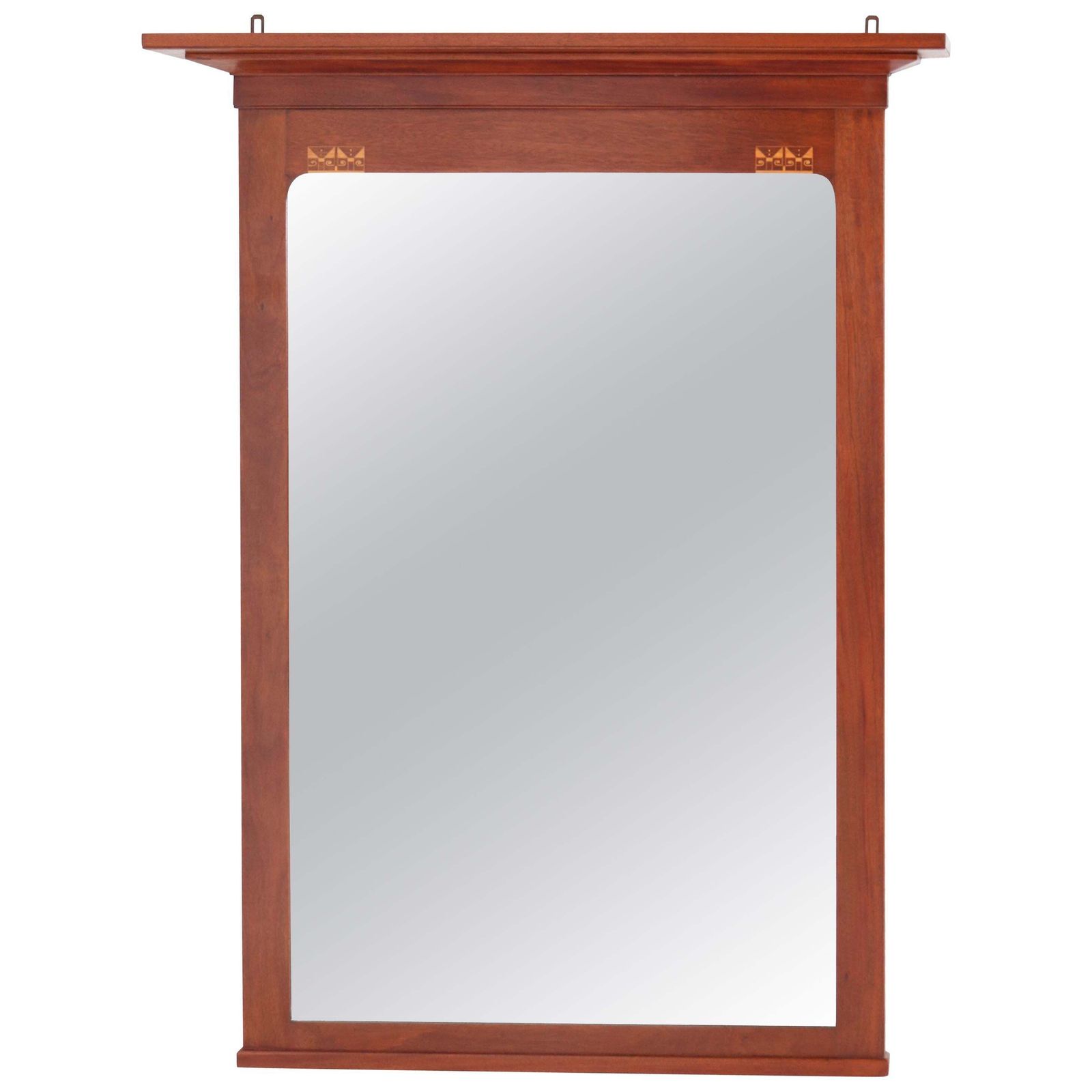 Mahogany Art Nouveau Arts & Crafts Mirror By J.M. Middelraad For Pander, 1900s
