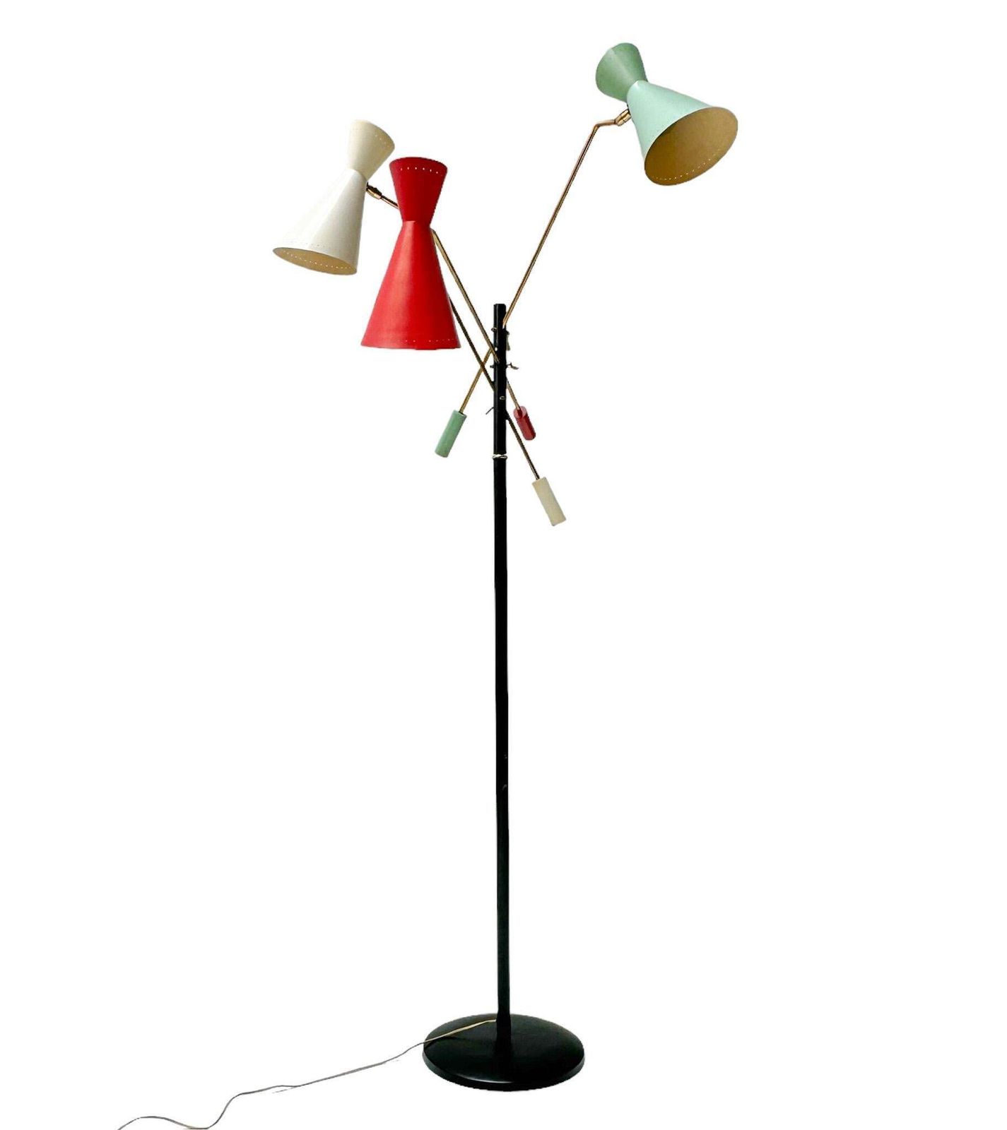 Mid Century Modern Triënnale Floor Lamp By J.J.M. Hoogervorst For Anvia, 1950s photo Lighting