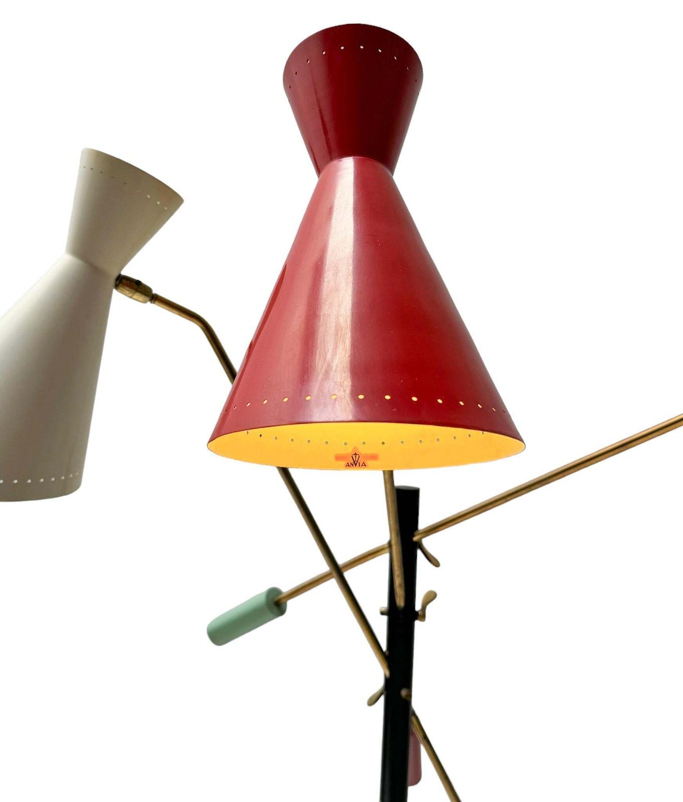 Mid Century Modern Triënnale Floor Lamp By J.J.M. Hoogervorst For Anvia, 1950s photo vintage