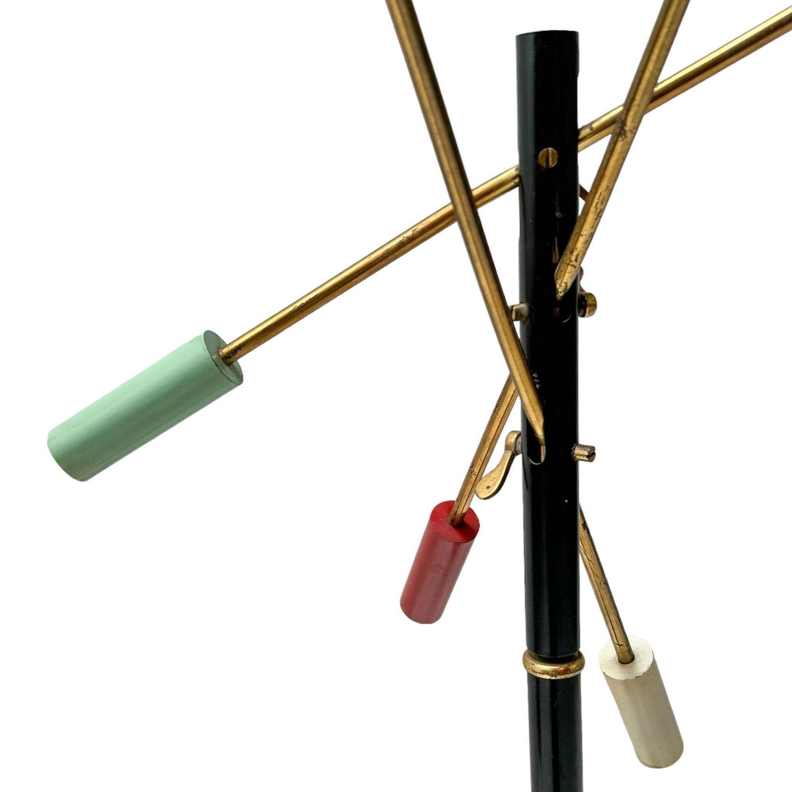 4704.0 Mid Century Modern Triënnale Floor Lamp By J.J.M. Hoogervorst For Anvia, 1950s photo