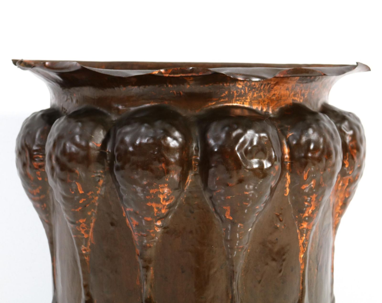photo furniture Patinated Brass Arts & Crafts Art Nouveau Umbrella Stand, 1900s