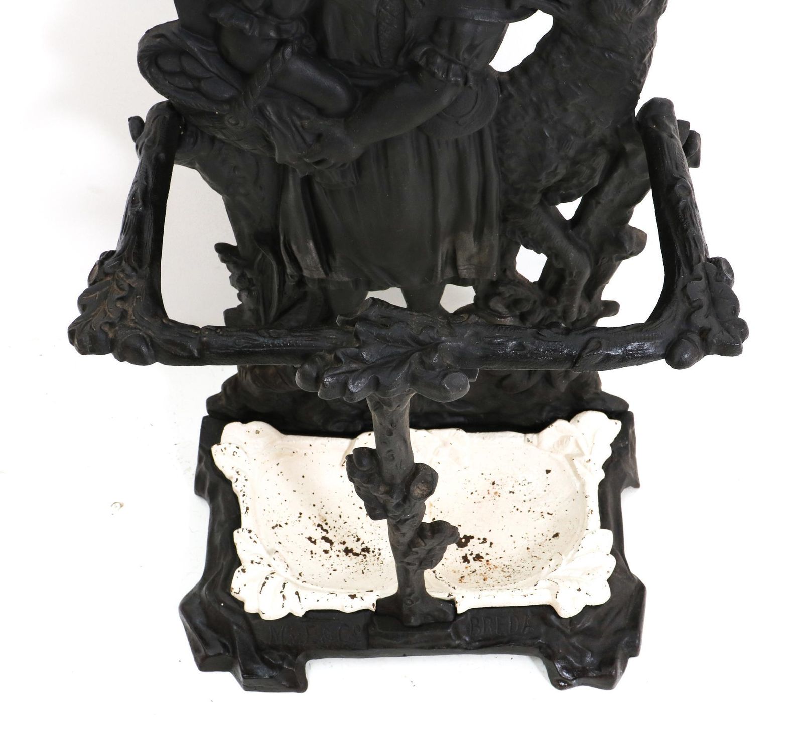 19th Century Cast Iron Red Riding Hood & The Wolf Porte Manteau Or Hall Stand photo vinterior