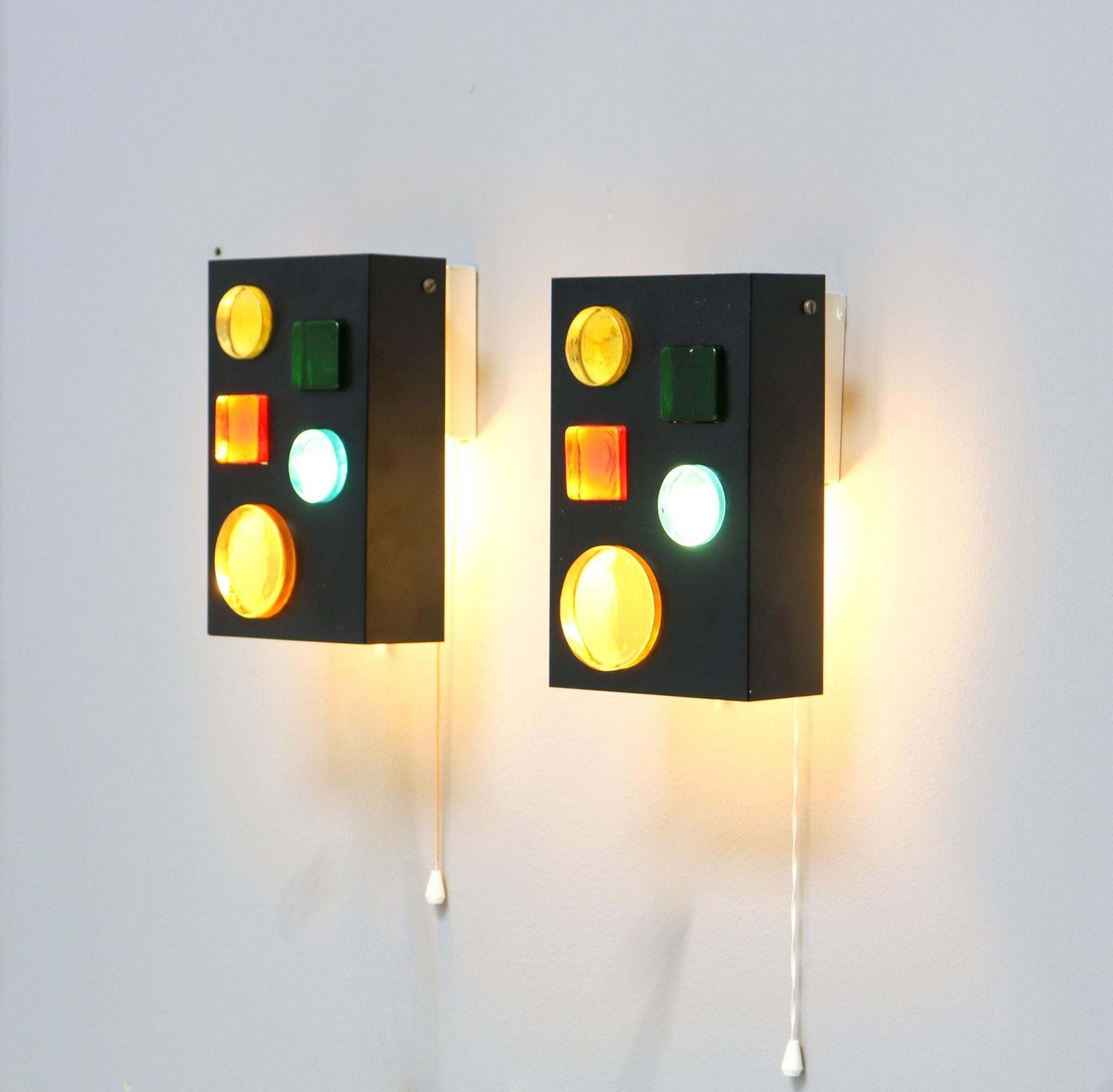 Mid Century Modern Alchemy Wall Lights Objects By Raak Amsterdam, 1968 photo for sale