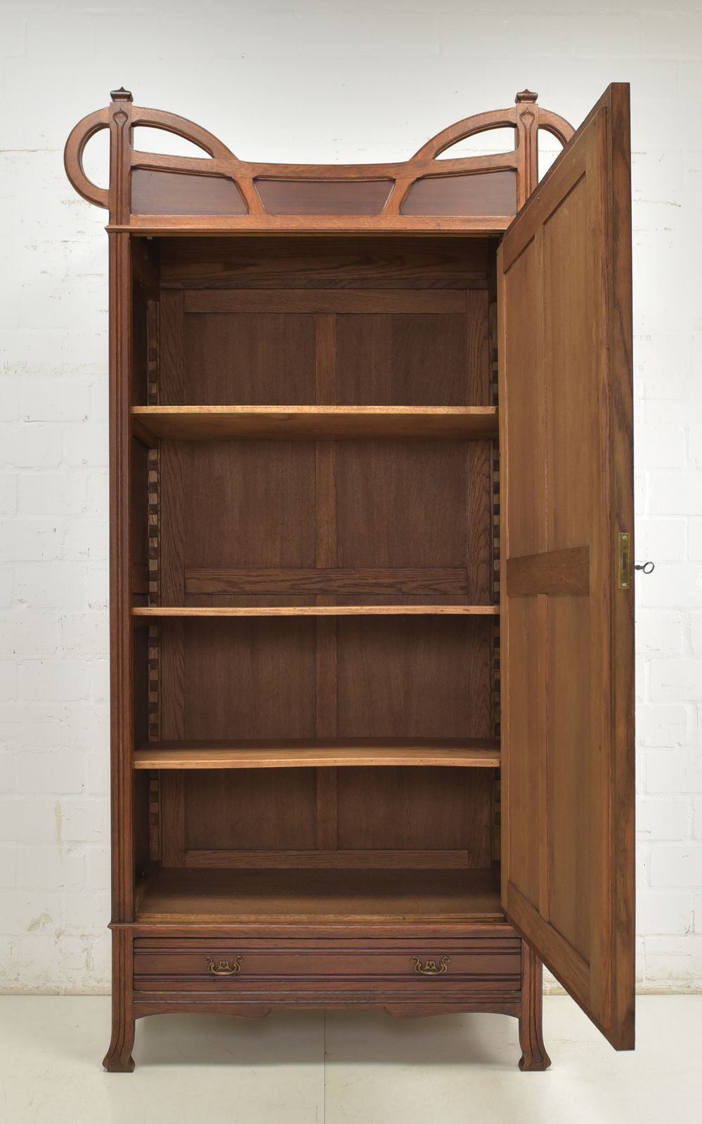 Antique! Wardrobe Restored Art Nouveau From Bedroom photo for sale