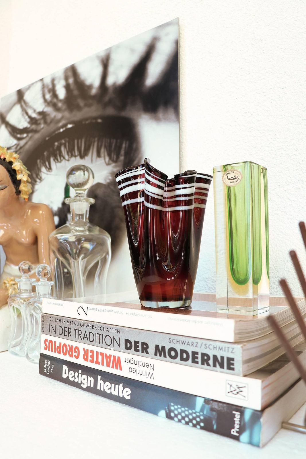 Murano Glass Fazzoletto Handkerchief Vase, 1960s photo for sale