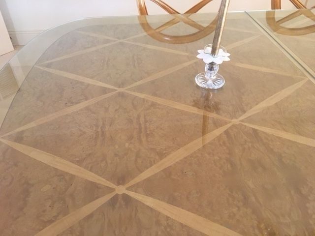 Beautiful Thomasville Art Deco Extendable Dining Table With Marquetry (193cm Extendable To 315cm) photo for sale