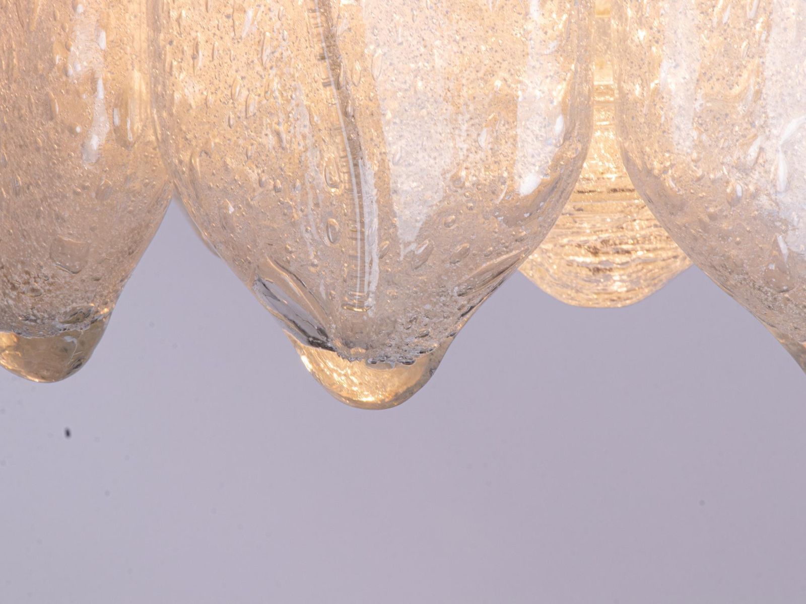 photo furniture Stunning Murano Glass Chandelier By Doria, Germany, 1960s