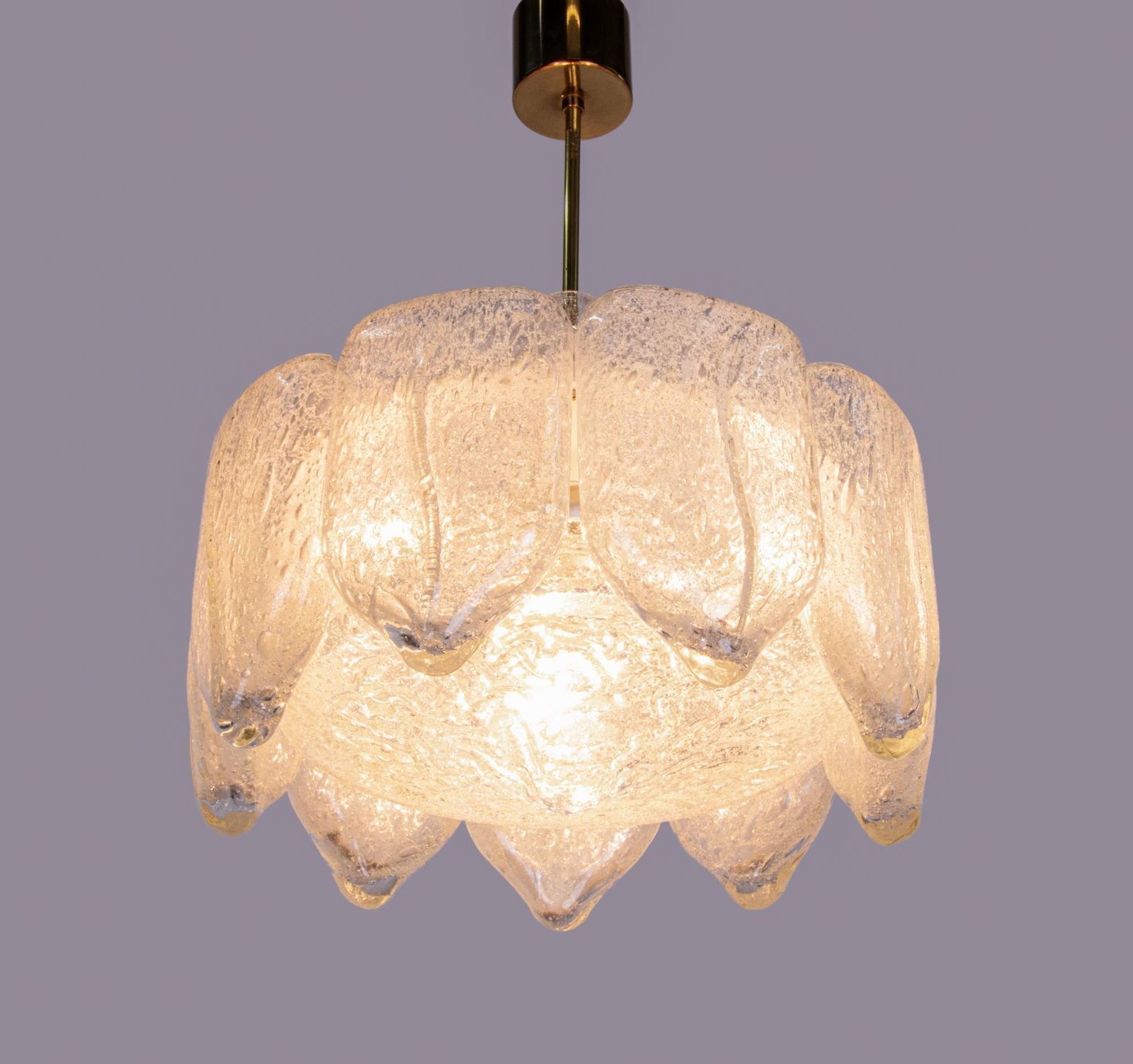 photo for sale Stunning Murano Glass Chandelier By Doria, Germany, 1960s