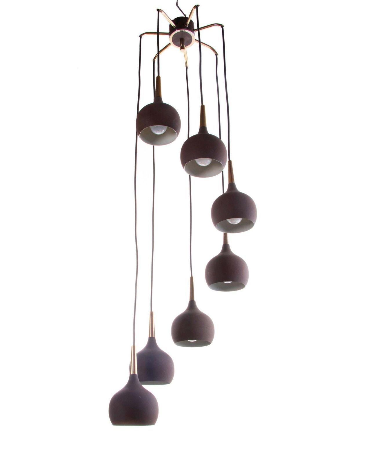 1970 Sweden Markaryd 'Dome' Cascade Chandelier By Hans Agne Jakobsson photo for sale