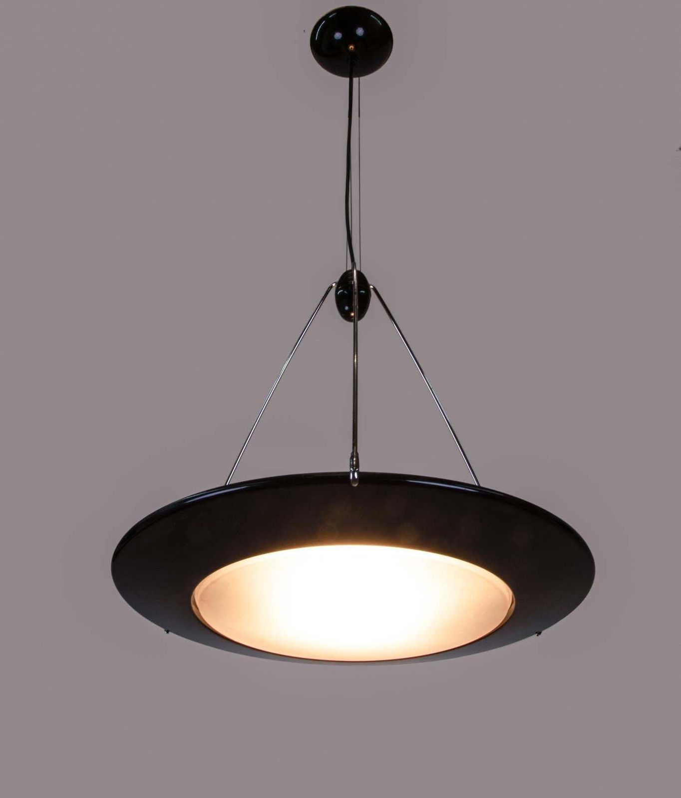 Ezio Didone “Mira S” Ufo Pendant Light For Arteluce / Flos, Italy, 1990s photo vinterior