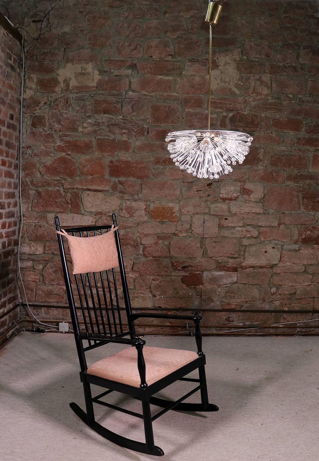 Sputnik Chandelier Crystal & Chrome By Emil Stejnar, Rupert Nikoll, Austria 1950 photo 2938.0