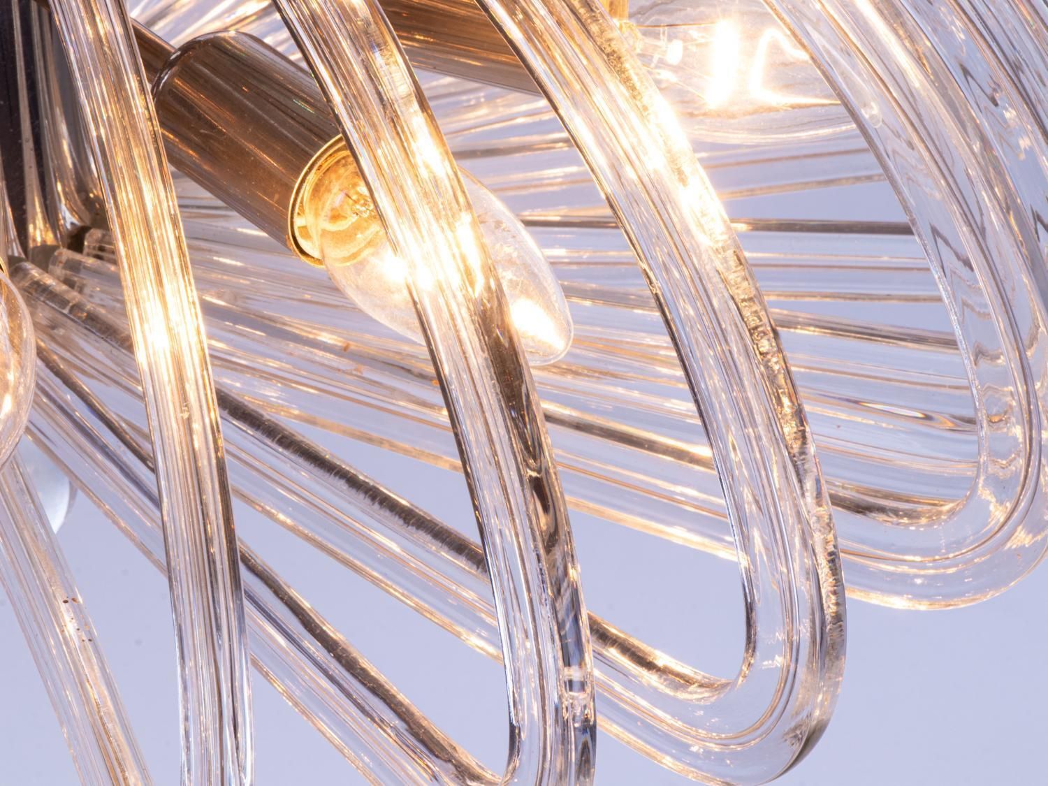 Bakolowits 26" Wave Form Chandelier Crystals & Nickel, Cari Zalloni, Vienna 1960 photo 6571.0
