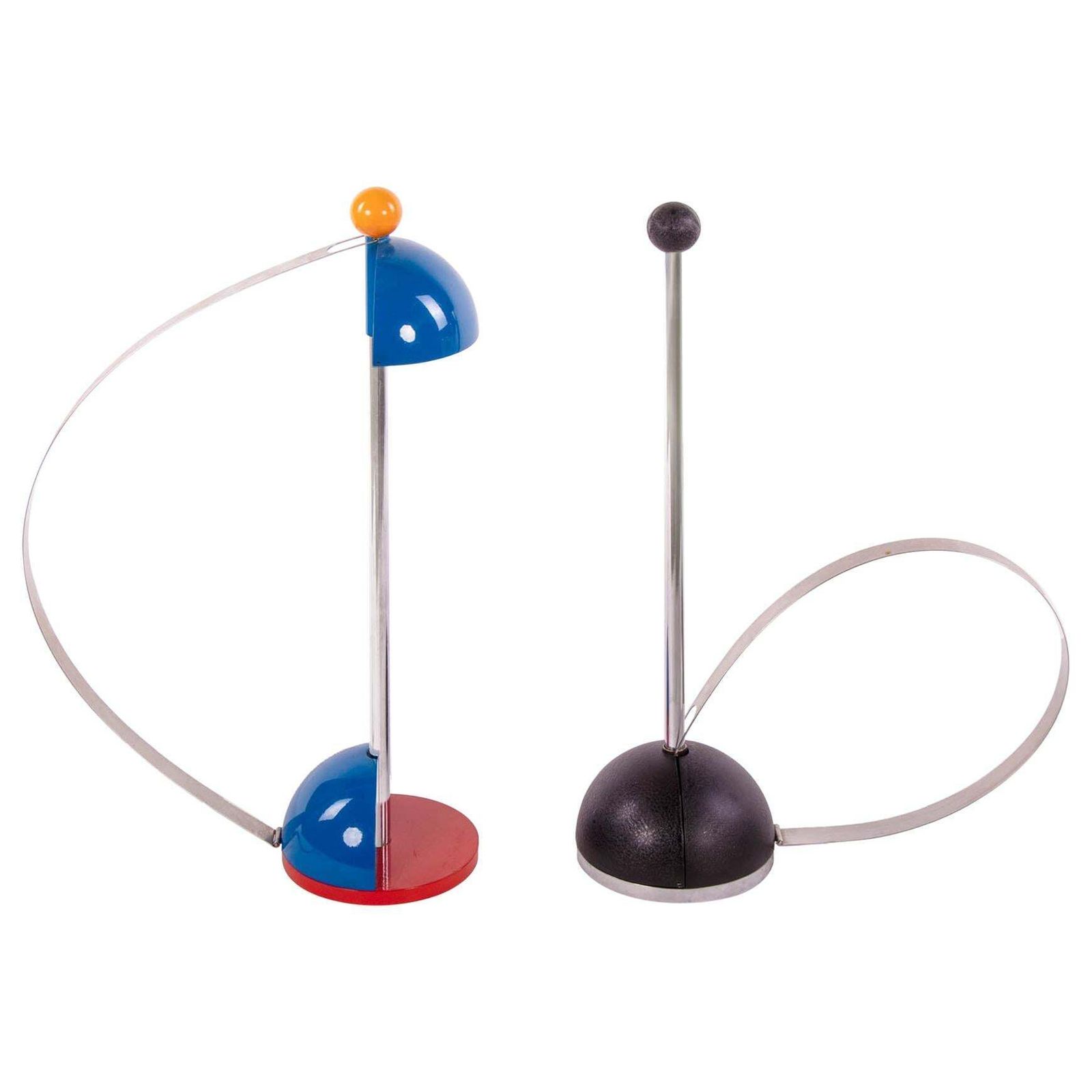Postmodern Desk Lamps In The Manner Of Memphis Milano, Set Of 2