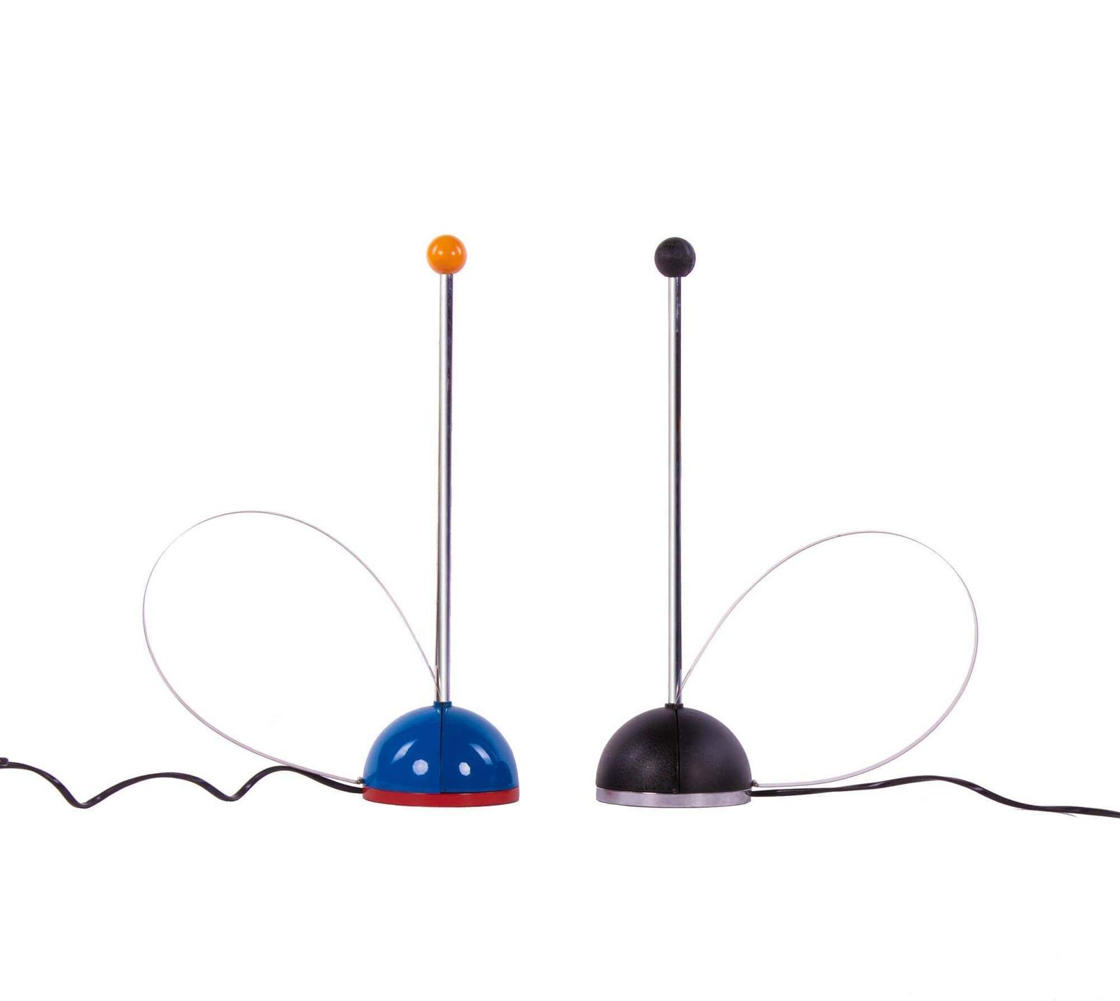 Postmodern Desk Lamps In The Manner Of Memphis Milano, Set Of 2 photo Lighting