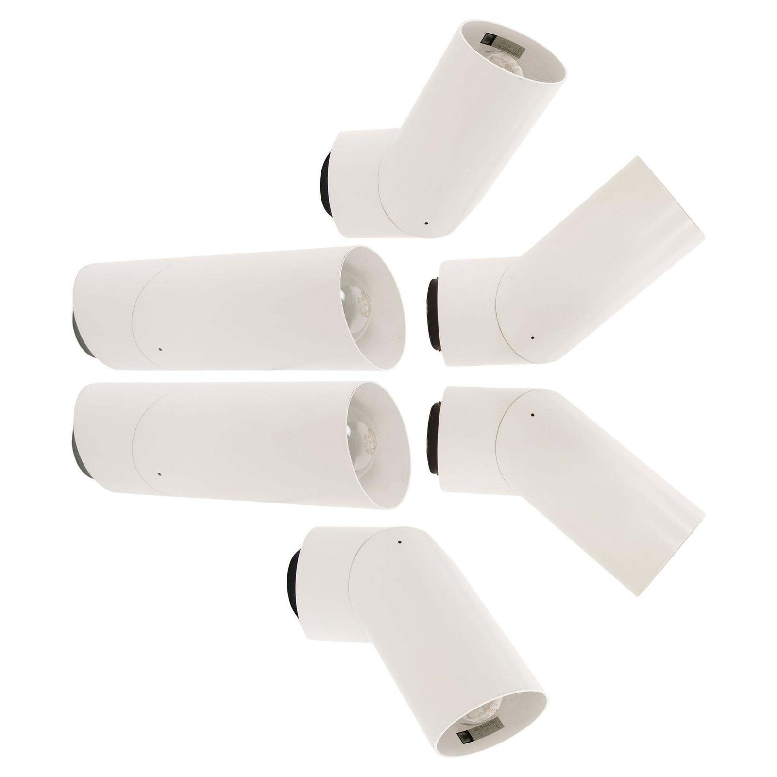 1933.0 1 (Of 3) Pair Of Postmodern White Spotlights By Brendel & Loewig, Berlin, 1980s photo