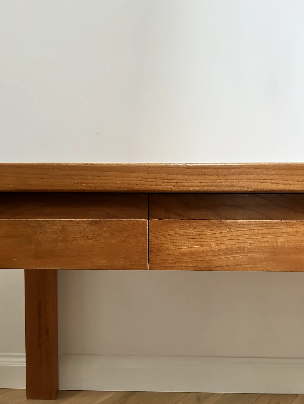 Pierre Chapo B02 Elm Desk Maison Regain French Circa 1960s photo Furniture