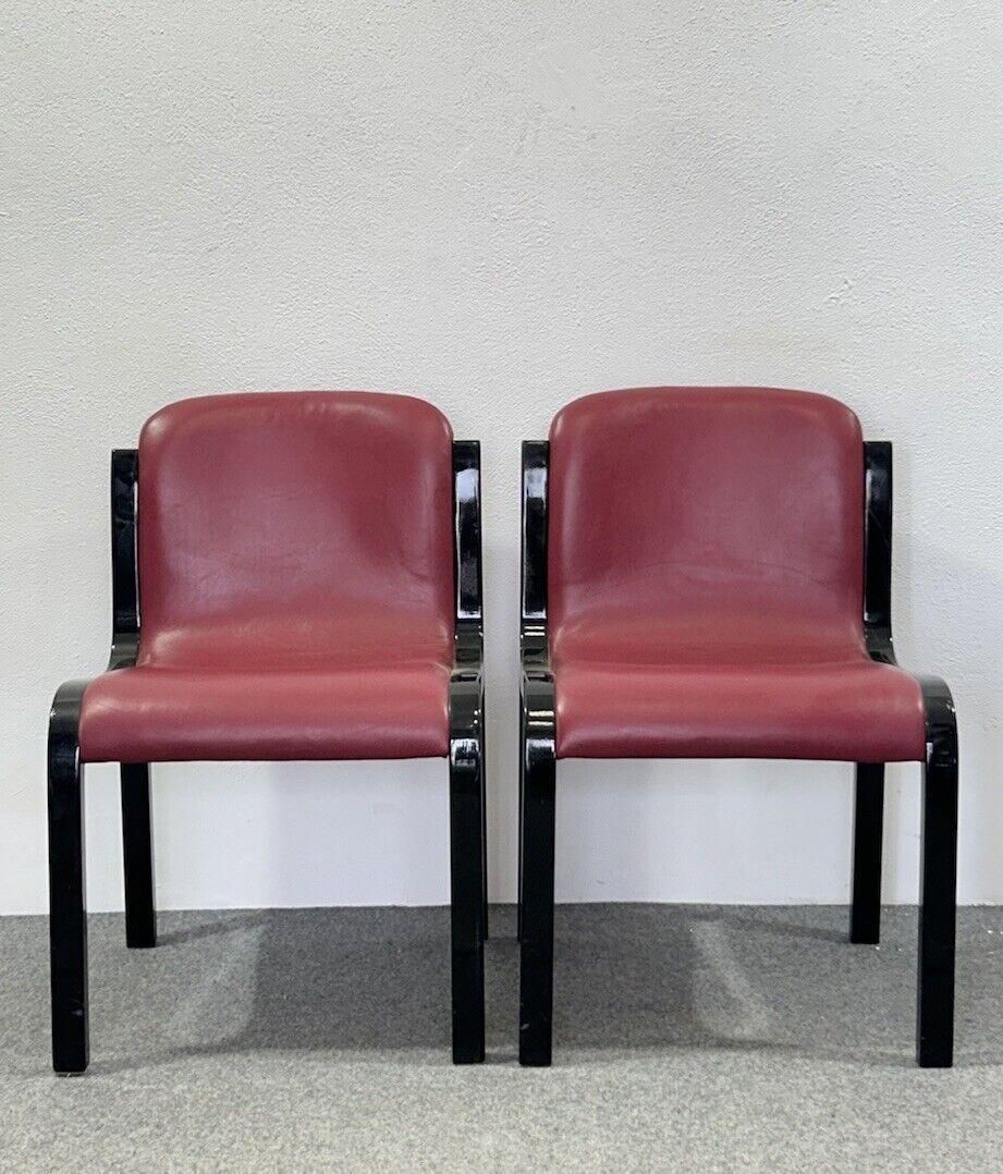 Pair Of Chairs Mito Carlo Bartoli Tisettanta Modern Design photo for sale