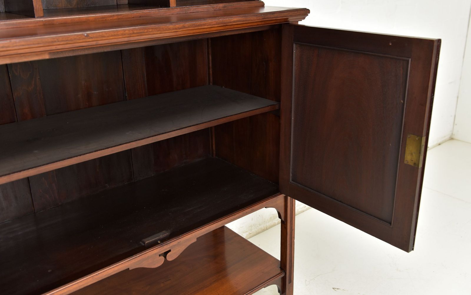Shelf Cabinet Restored Art Nouveau Walnut Shelf Chest photo 1096.0