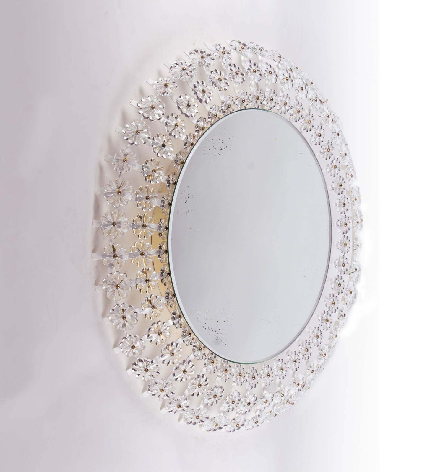 Gorgeous 1950s Mid Century Modernist 26" Backlit Mirror By Emil Stejnar, Vienna photo furniture