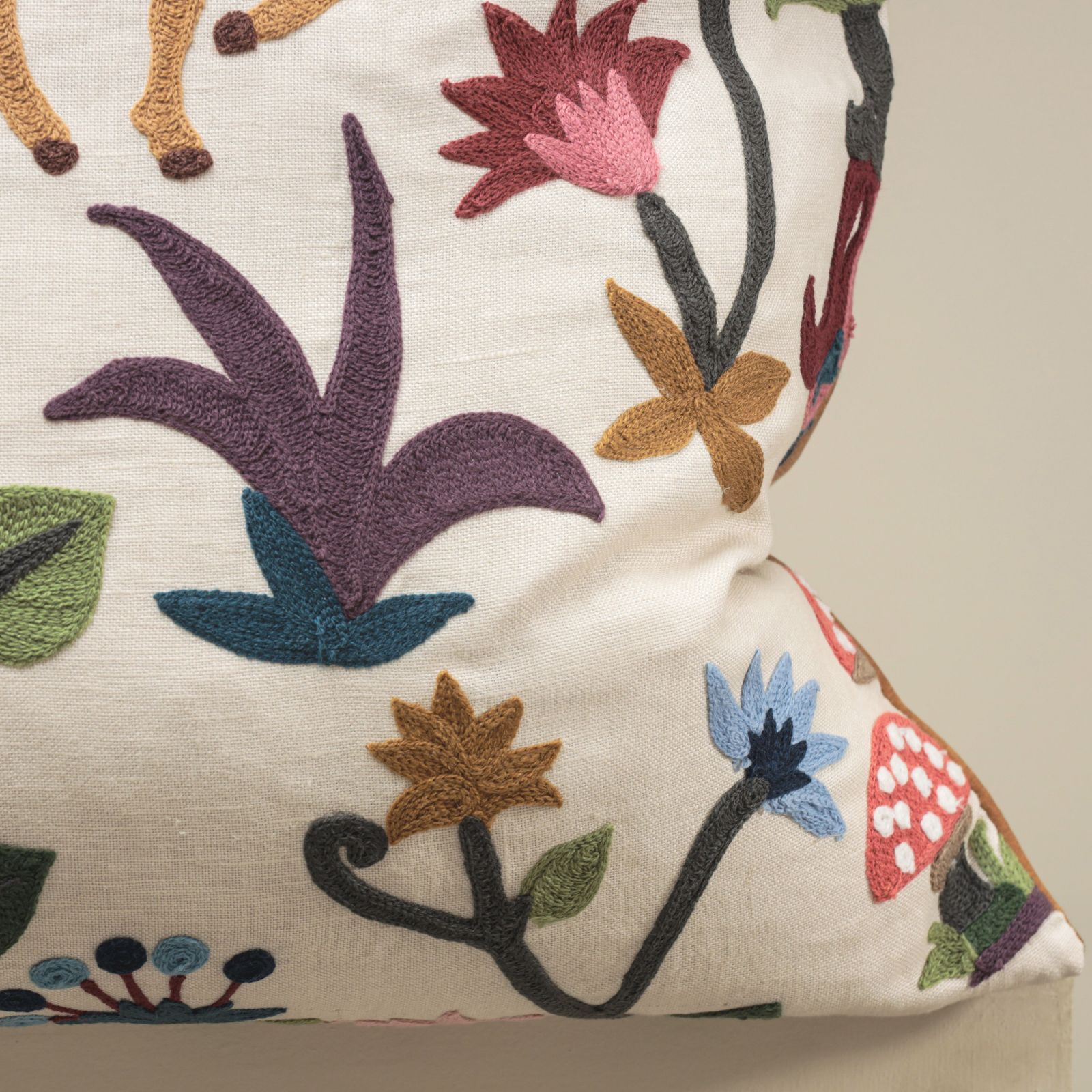 Bespoke Crewel Cushion photo vinterior