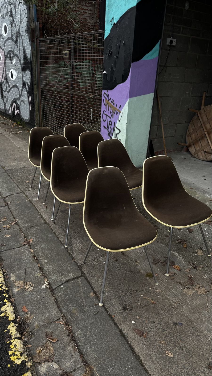 8 X Vintage Herman Miller Fibreglass Eames Dsx Chair   1970s/80s photo Furniture