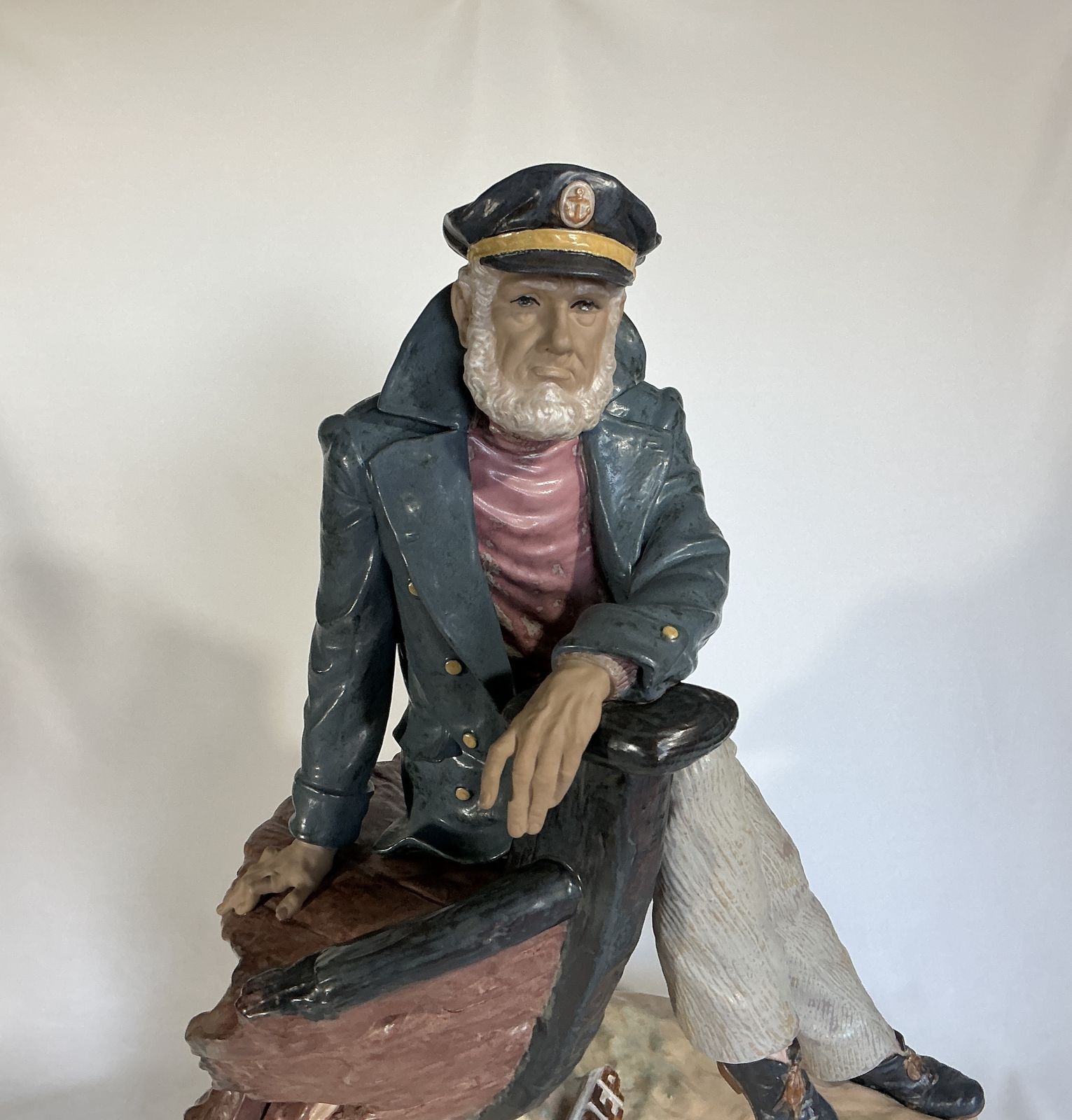 Lladro Days Of Yore Seafarer 22" Ltd Ed Signed Sculpture Gres Retired 2248 Vgc