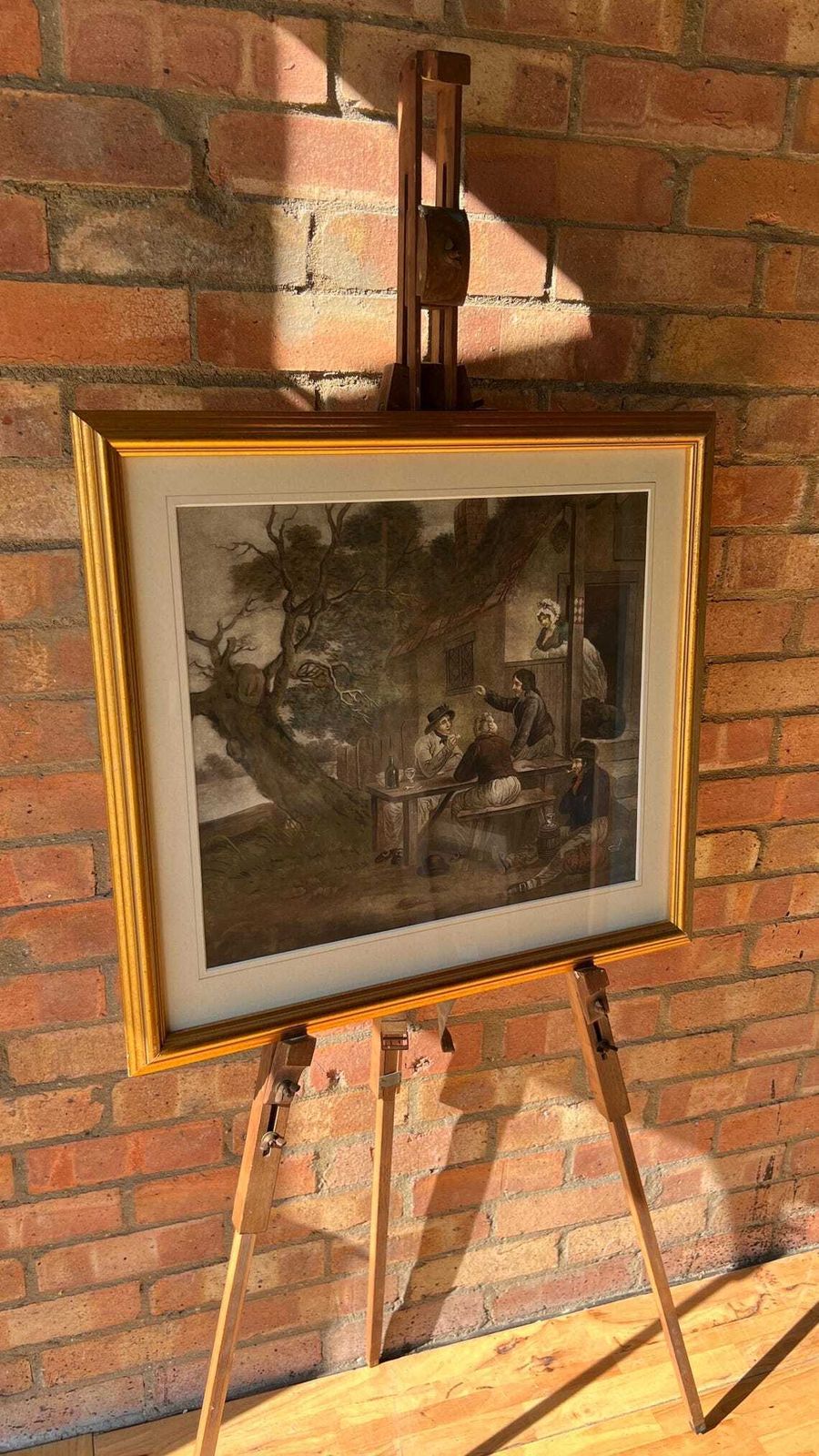 photo for sale 19th Century Lithograph Of The Sailors’ Conversation By George Morland – Framed And Glazed