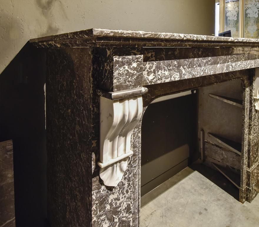 Antique Marble Fireplace Mantel 19th Century photo 3230.0