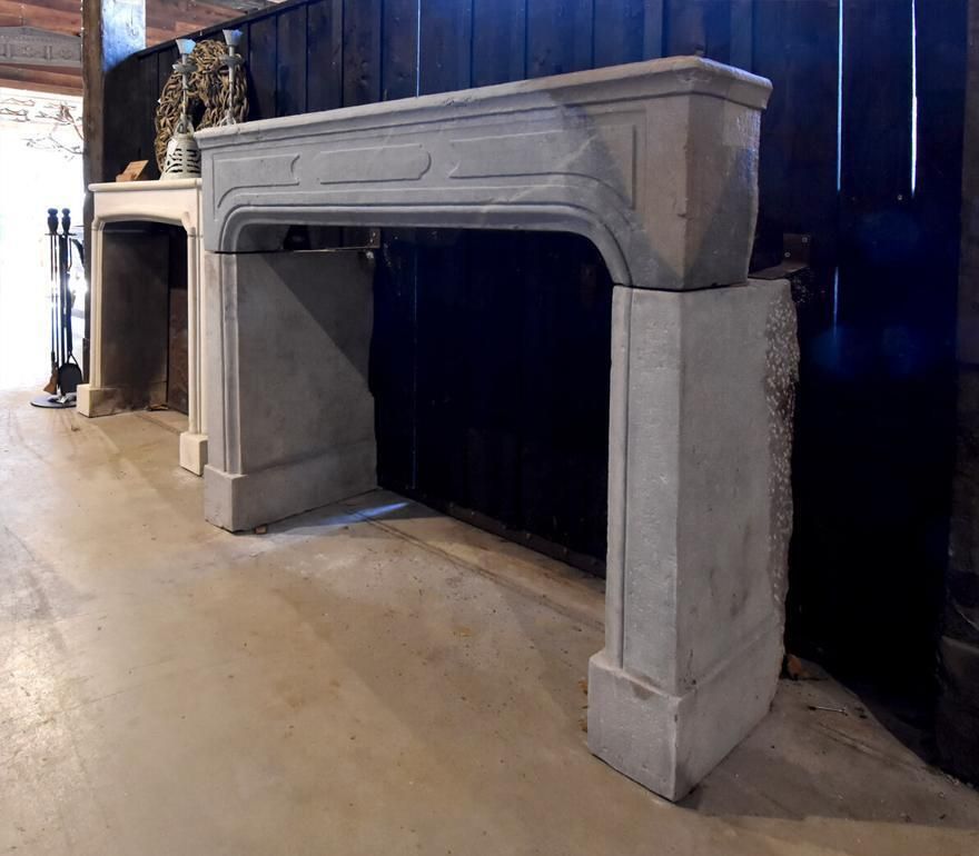 19th Century Antique French Marble Stone Fireplace Mantelpiece photo 4285.0